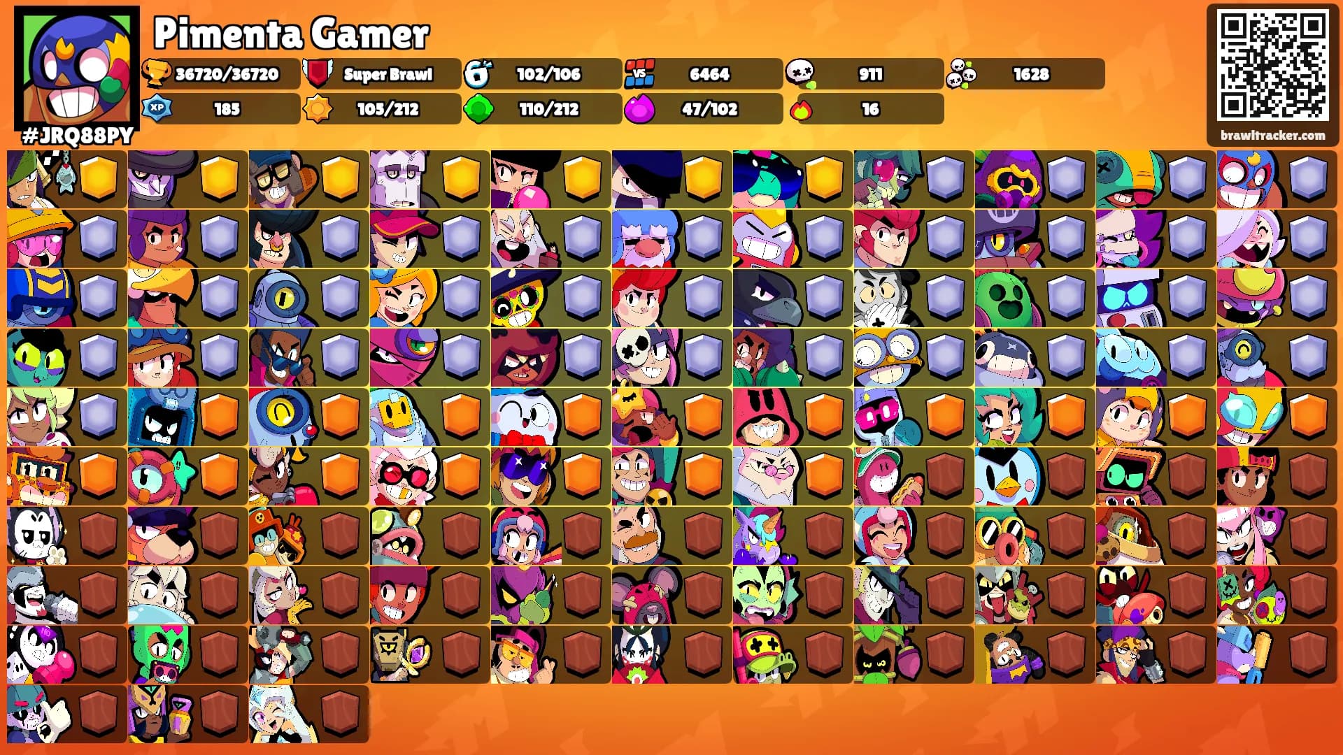 Pimenta Gamer's Ranks