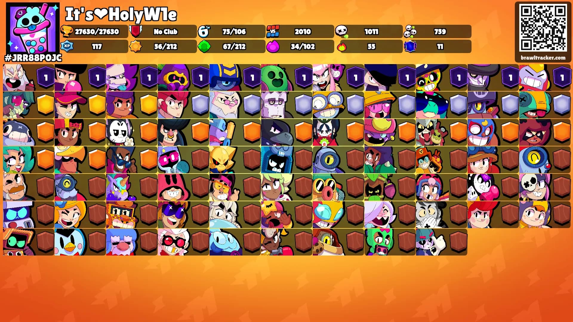 It's❤HolyW1e's Ranks