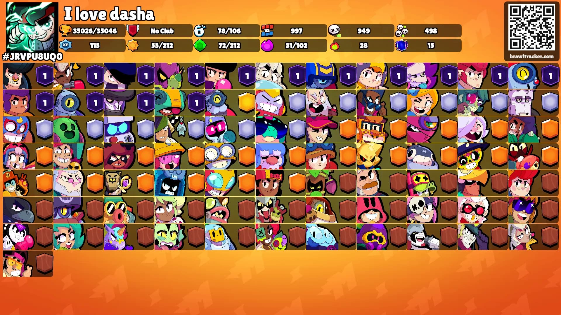 I love dasha's Ranks