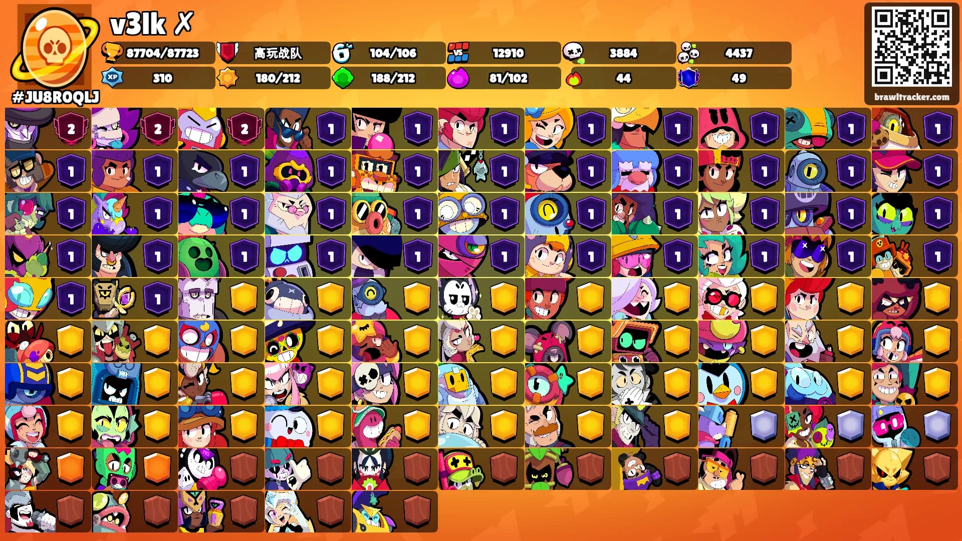 v3lk ✗'s Ranks