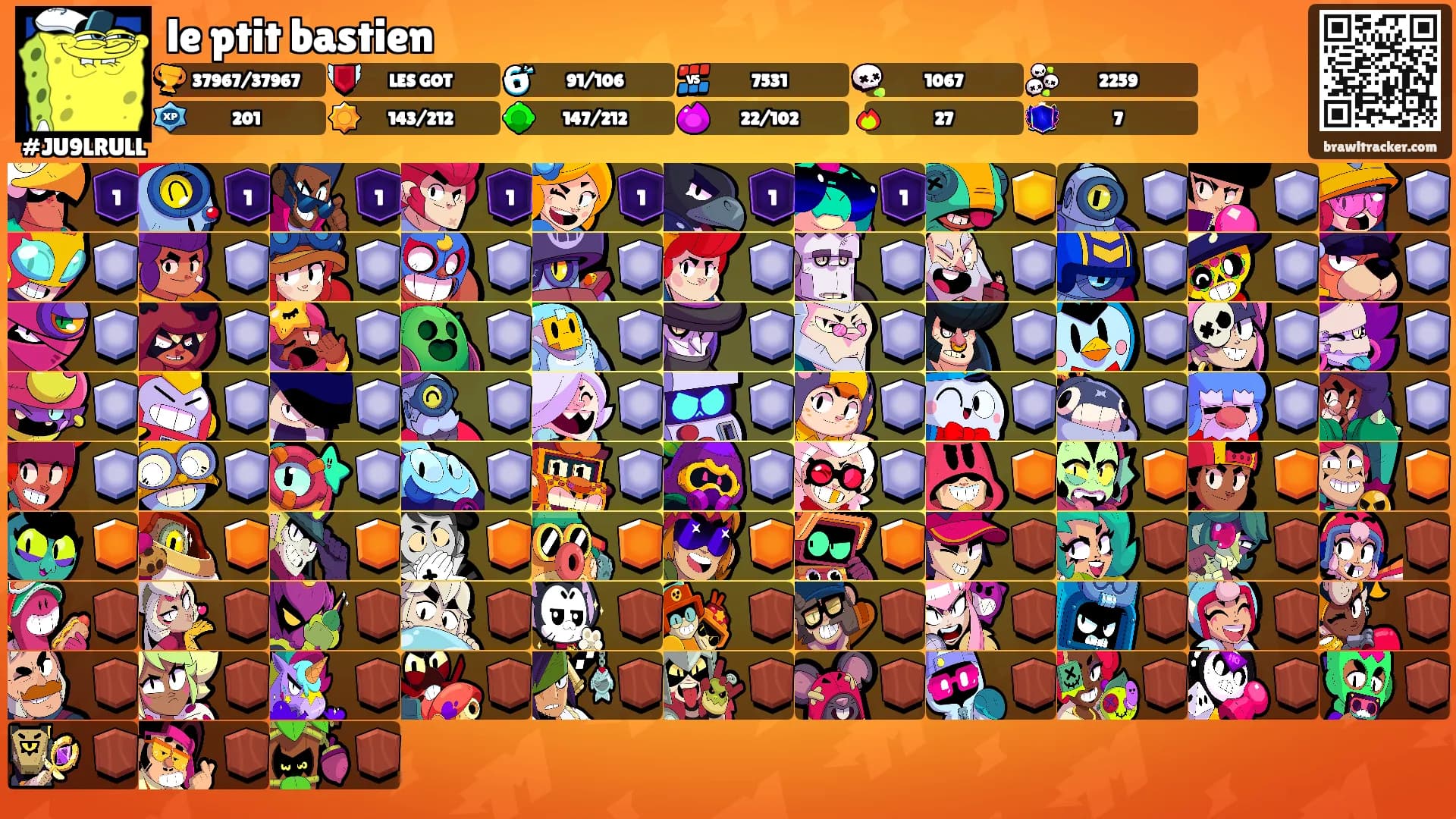 le ptit bastien's Ranks
