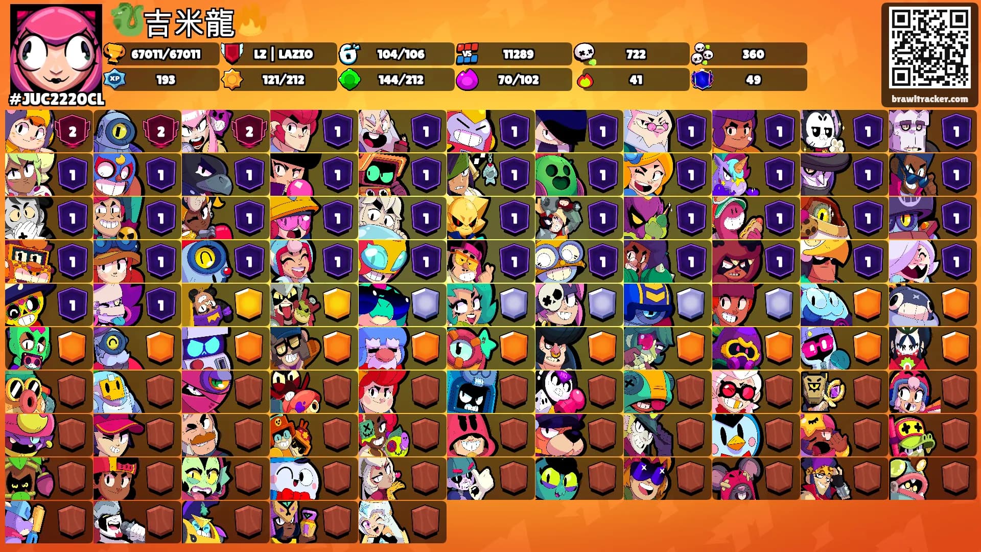 🐉吉米龍🔥's Ranks