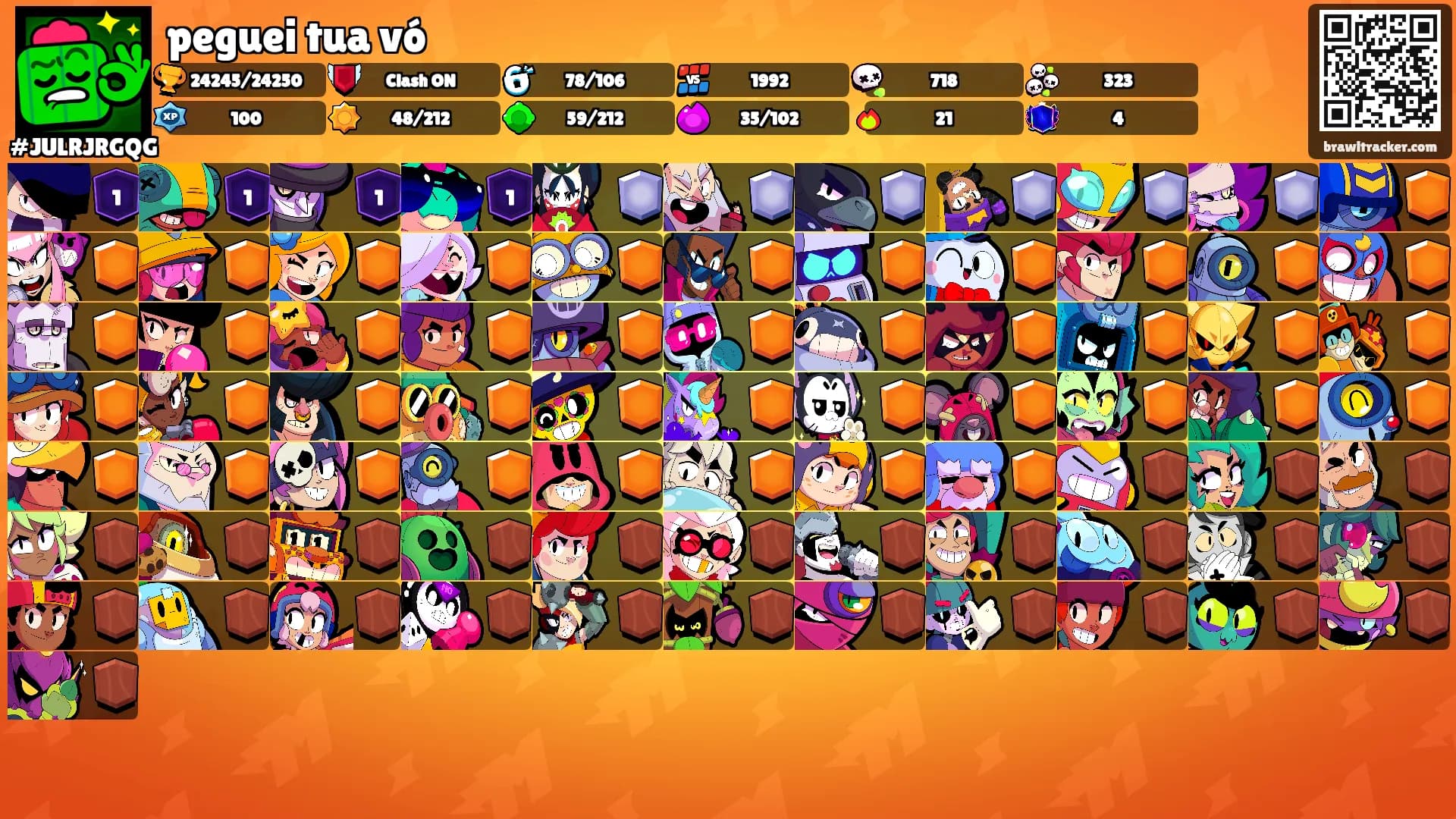 peguei tua vó's Ranks