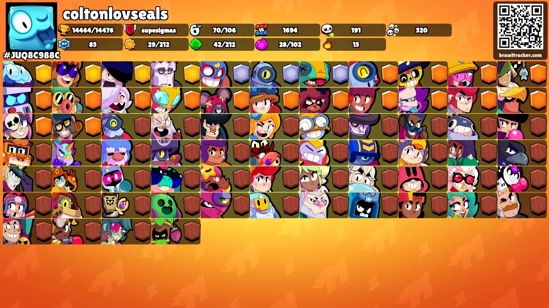 coltonlovseals's Ranks