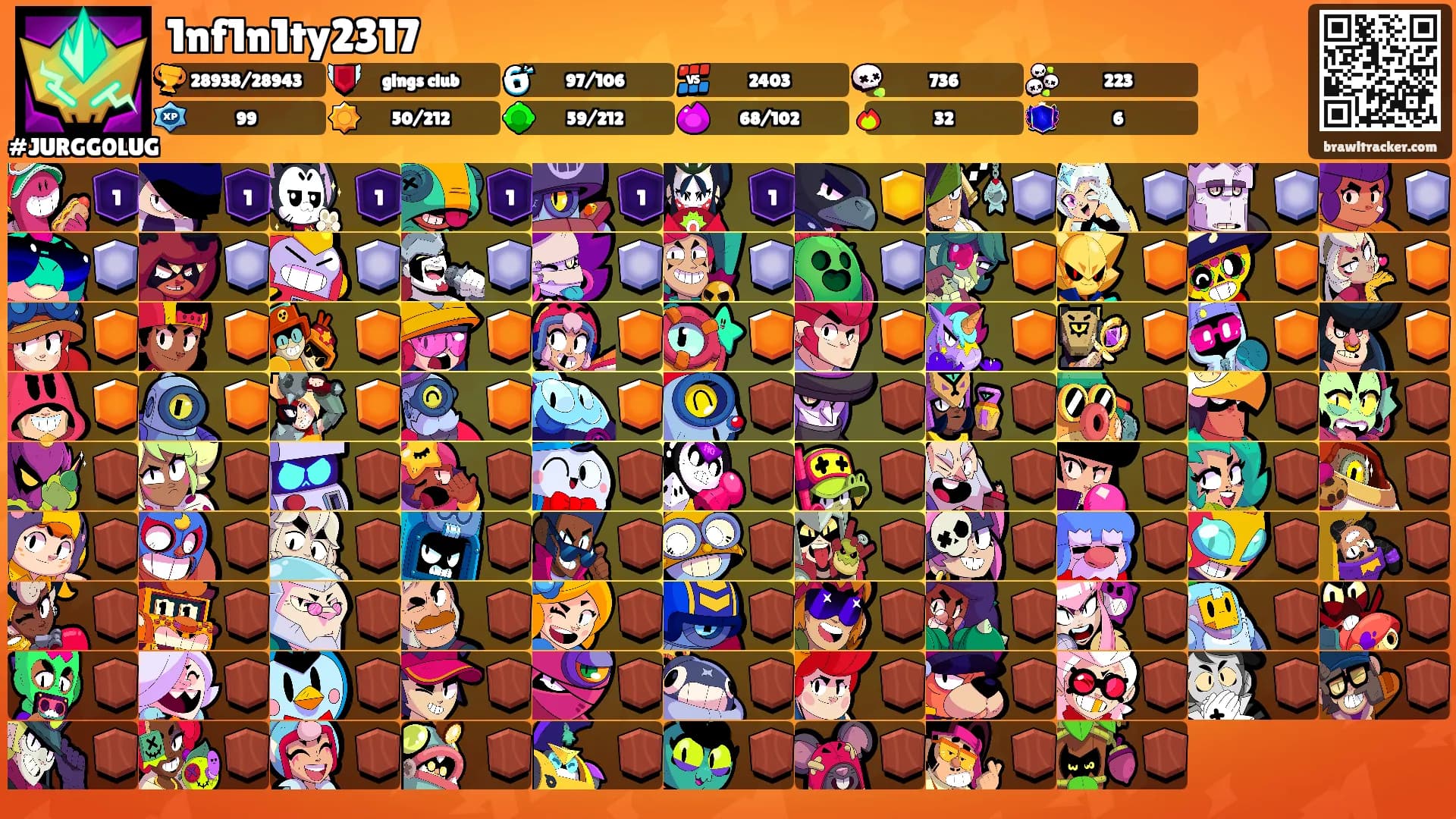 1nf1n1ty2317's Ranks