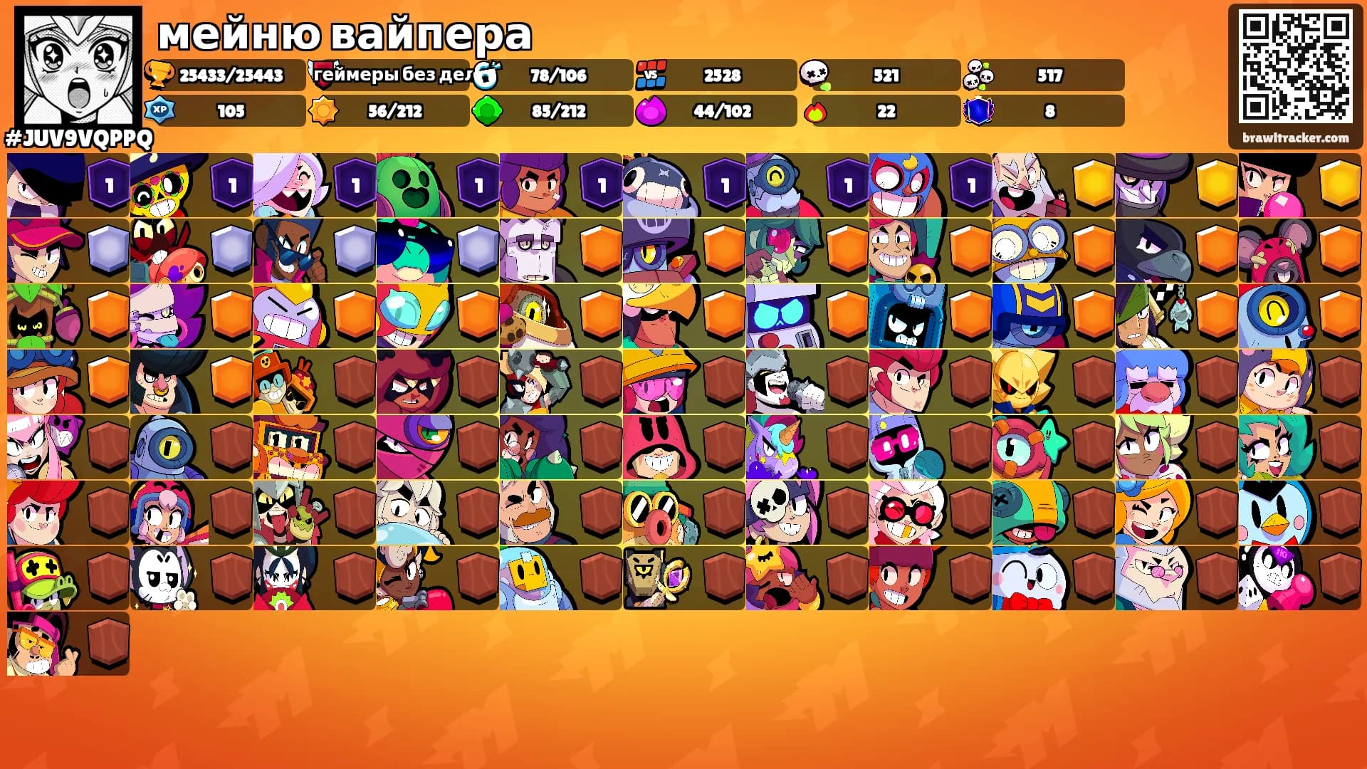 мейню вайпера's Ranks