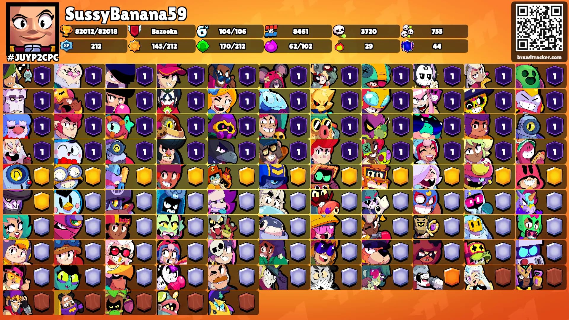 SussyBanana59's Ranks
