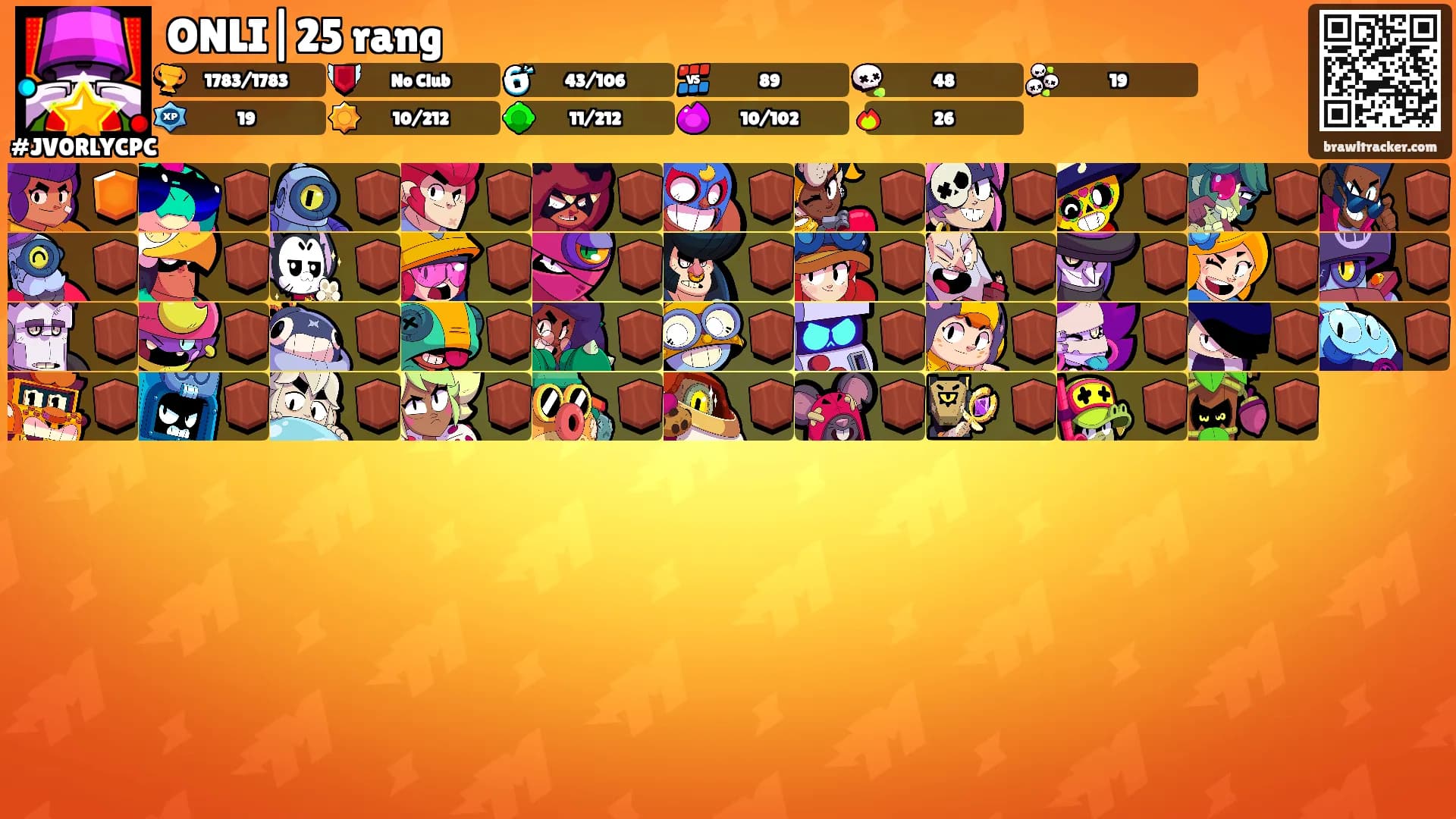 ONLI|25 rang's Ranks