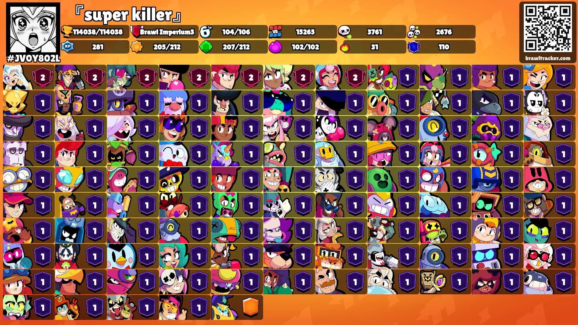 『super killer』's Ranks