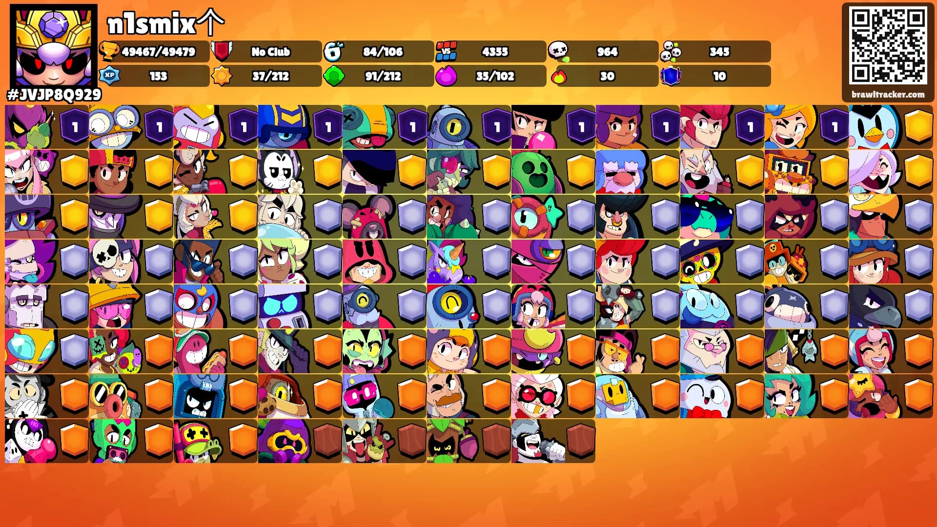 n1smix个's Ranks