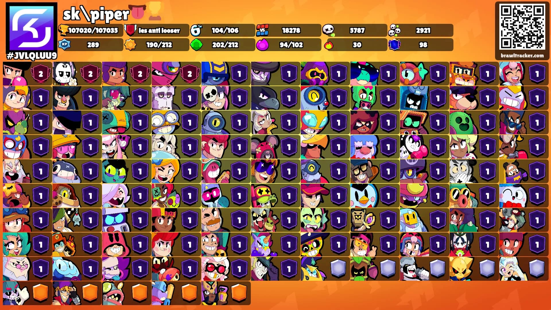 sk\piper👅🏆's Ranks