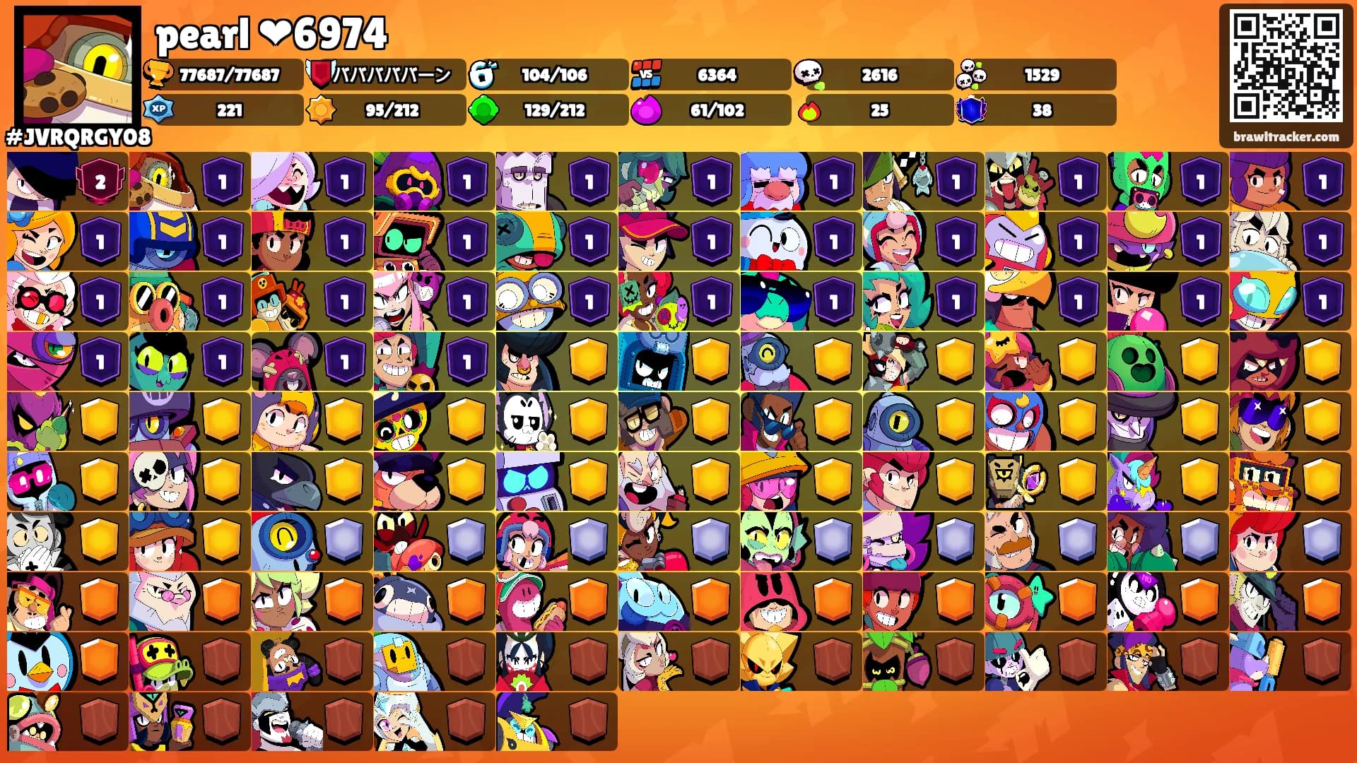 pearl ❤6974's Ranks