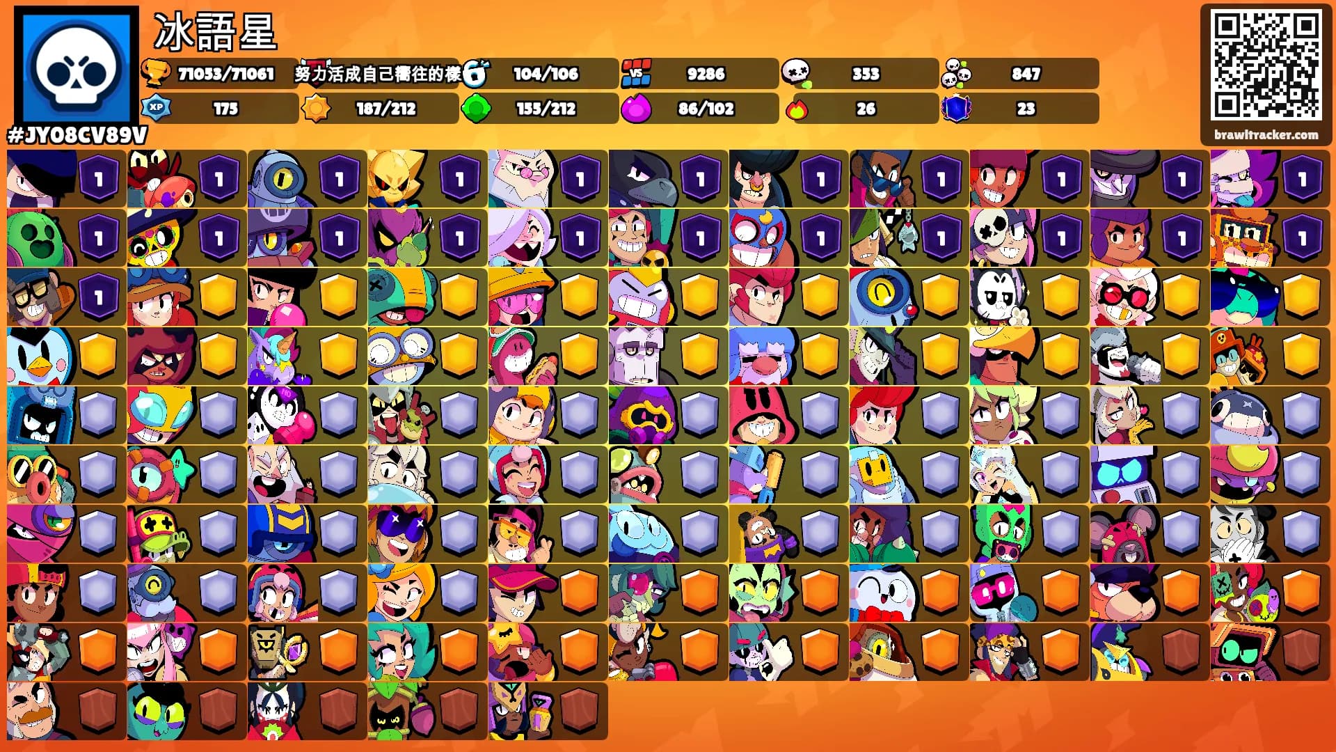 冰語星's Ranks