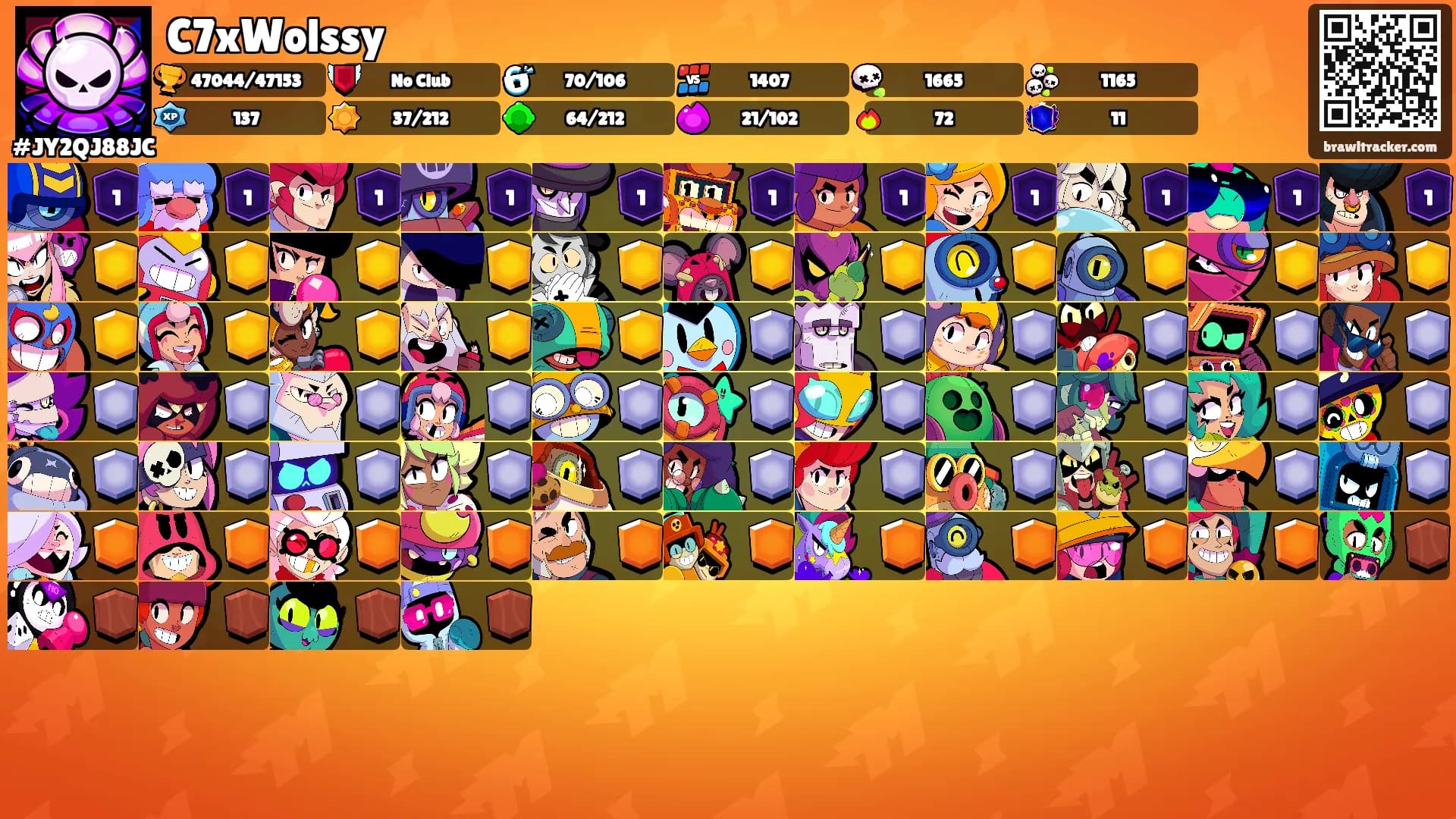 C7xWolssy's Ranks