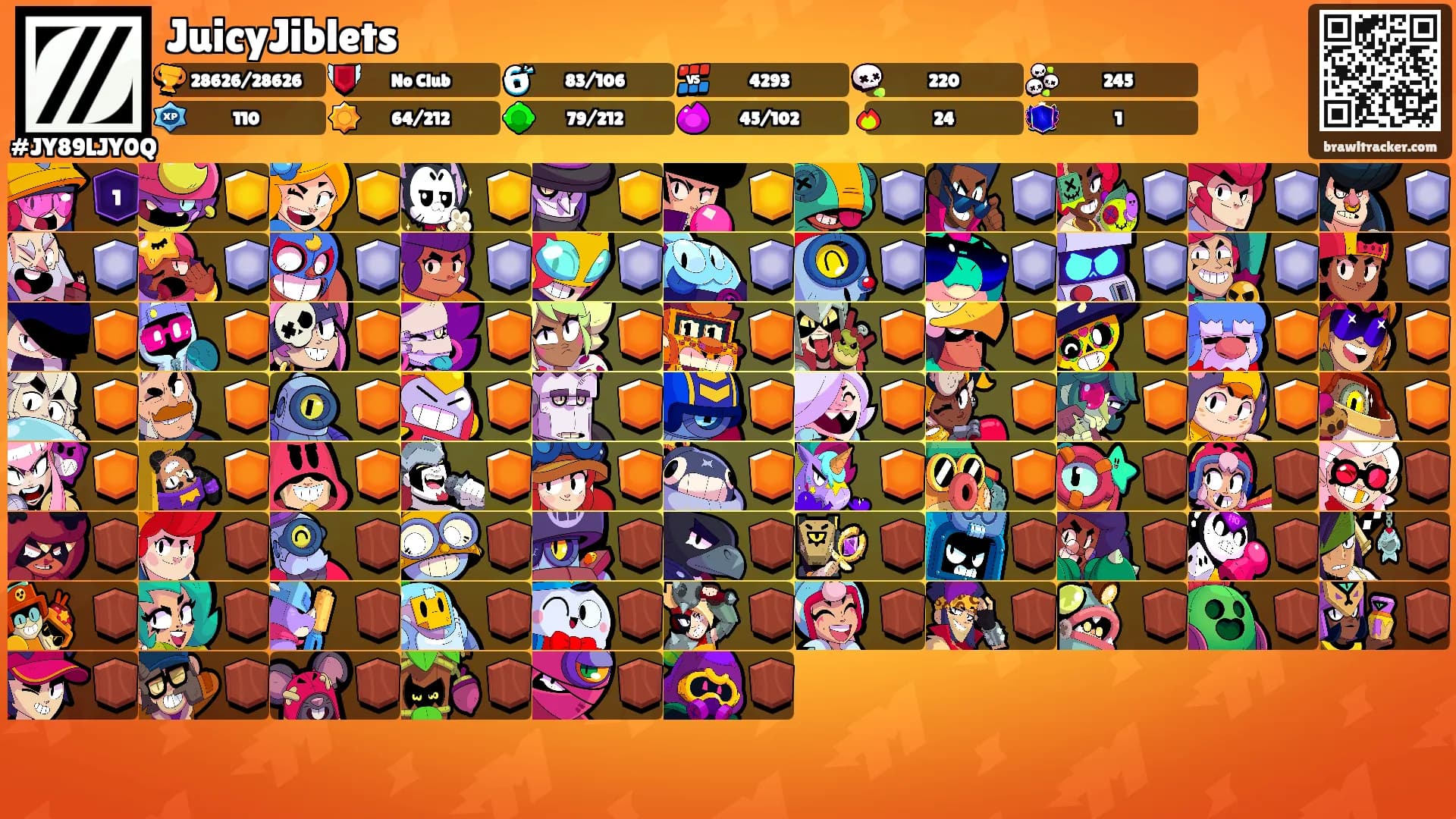JuicyJiblets's Ranks