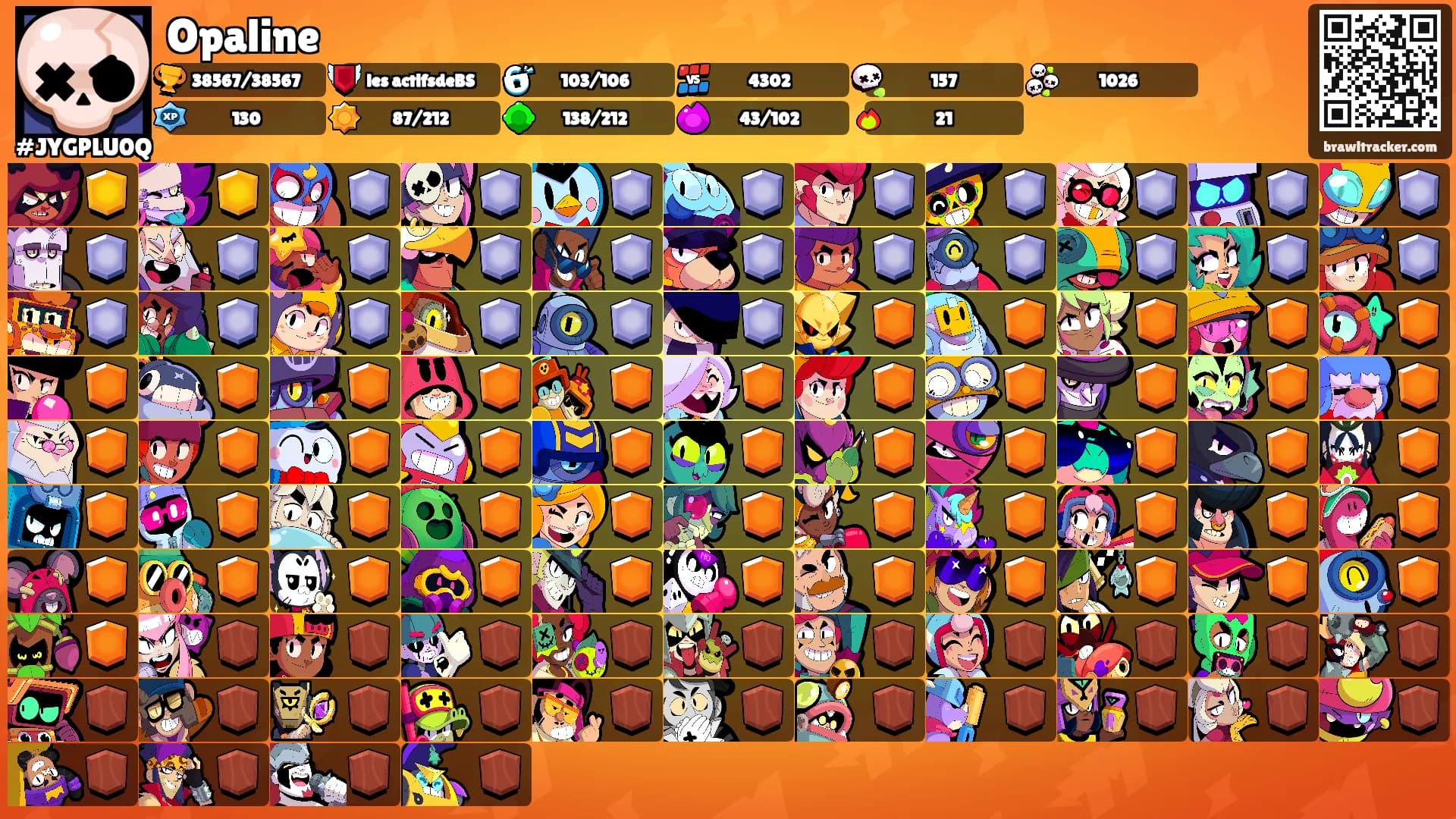 Opaline's Ranks