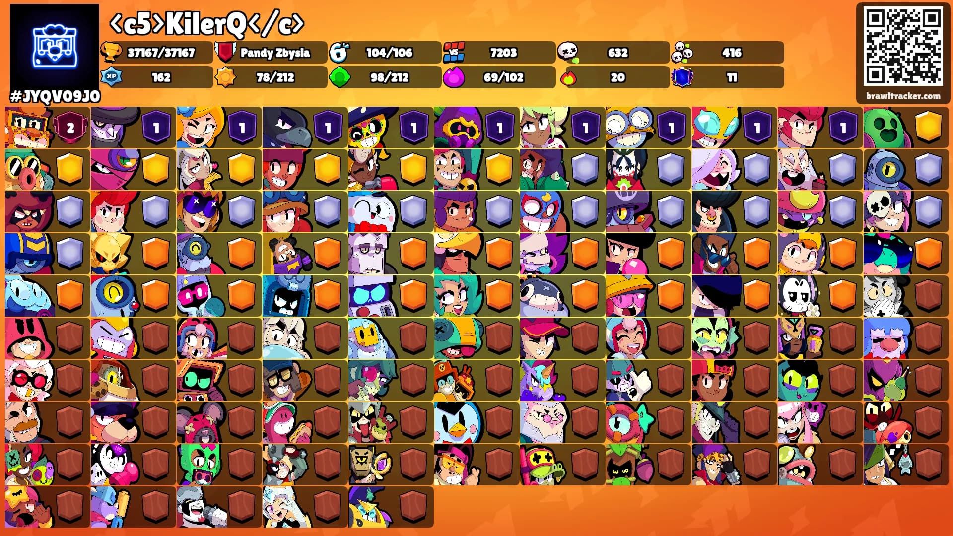 <c5>KilerQ</c>'s Ranks