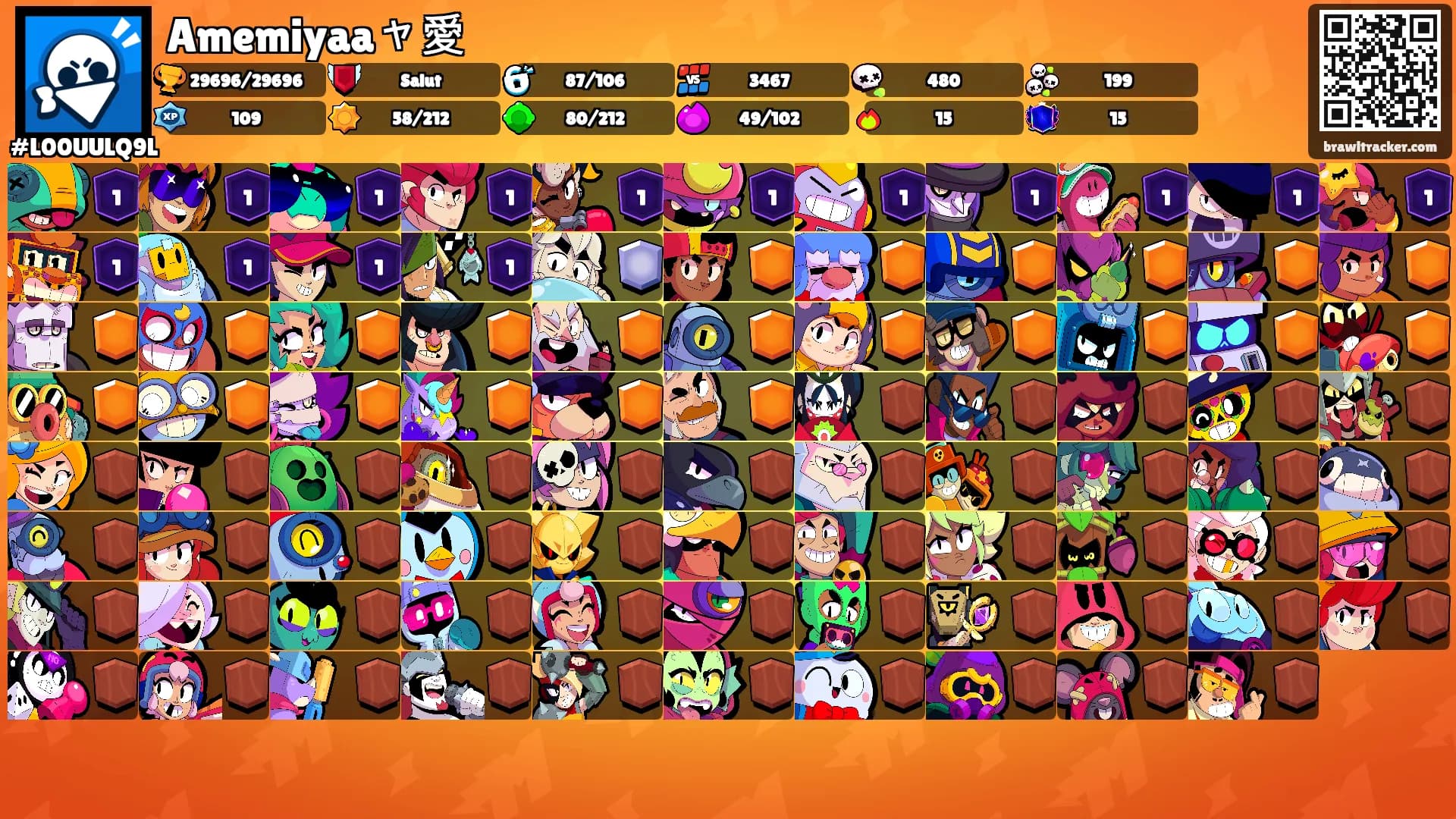 Amemiyaaャ愛's Ranks