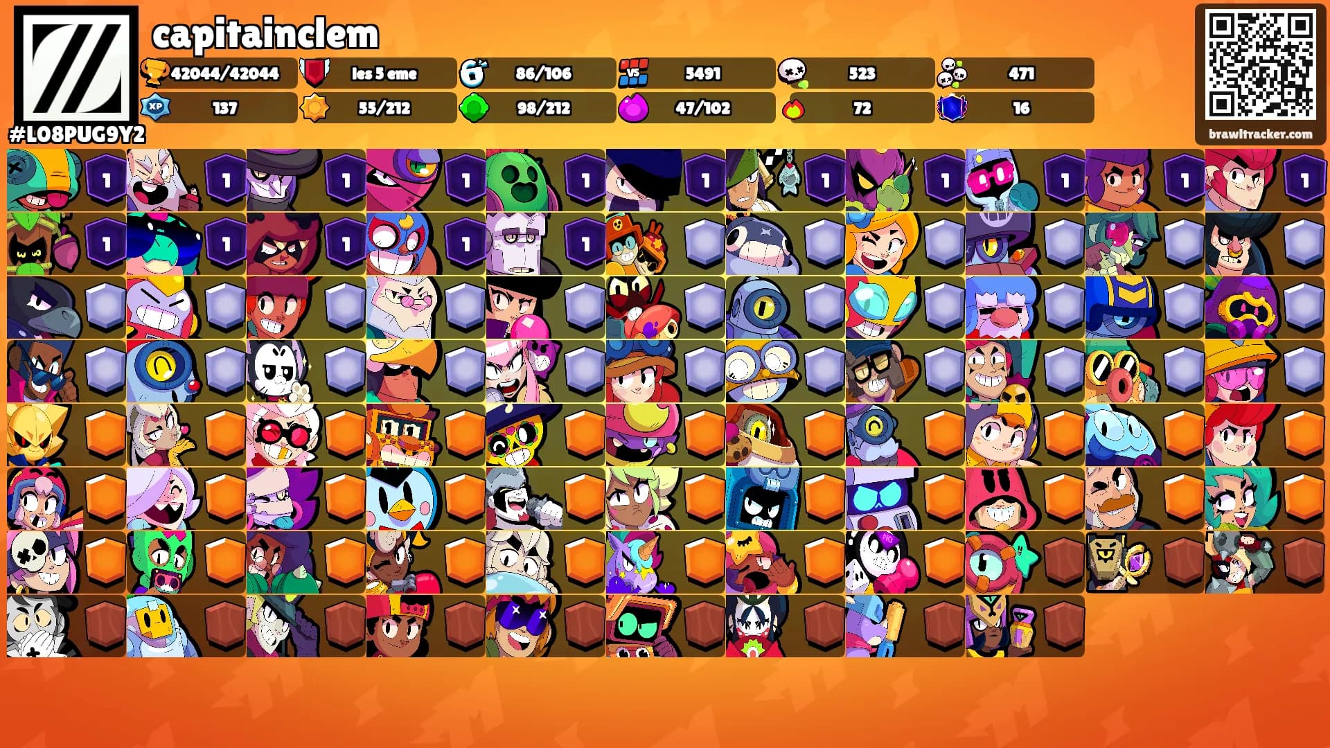 capitainclem's Ranks