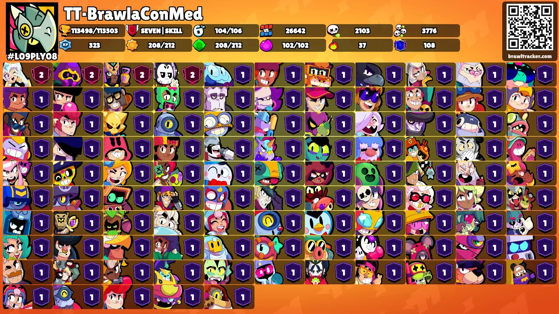 TT·BrawlaConMed's Ranks