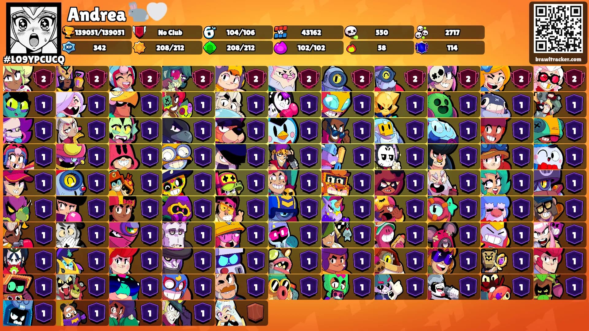 Andrea 🐇🤍's Ranks