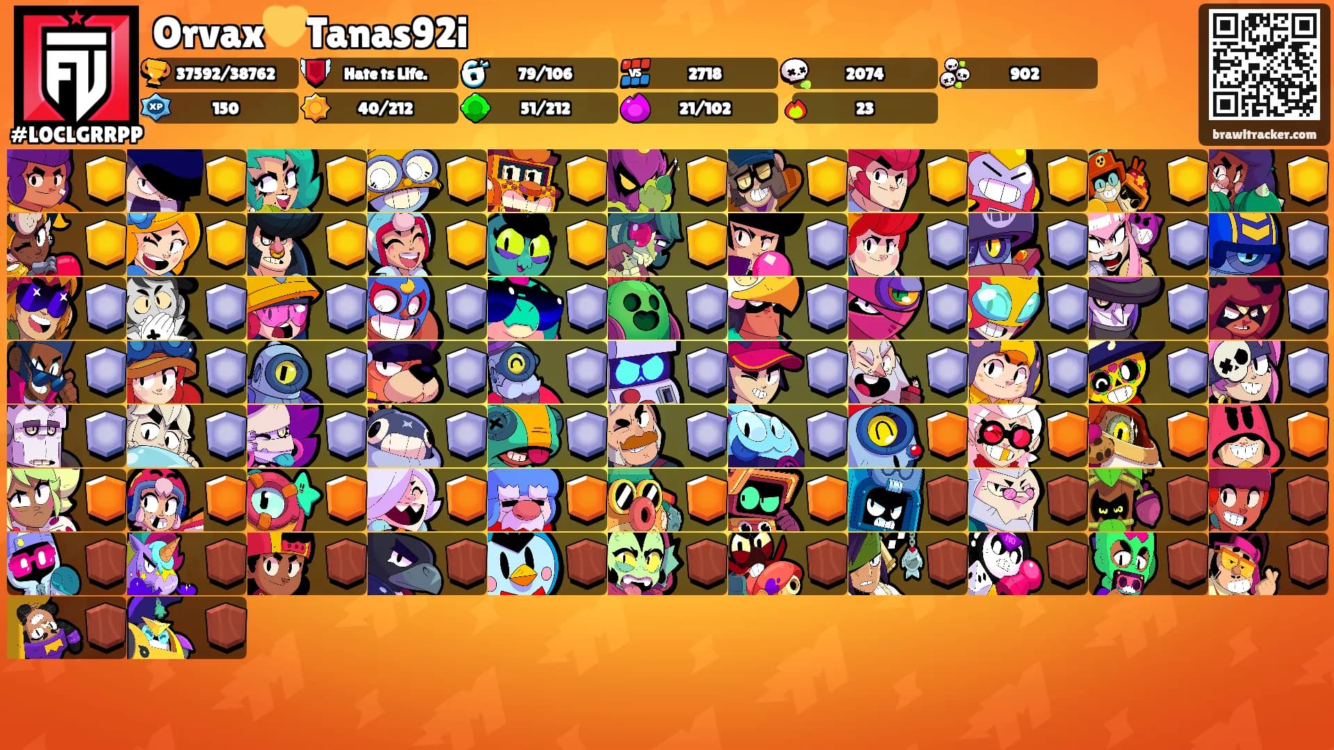 Orvax💛Tanas92i's Ranks
