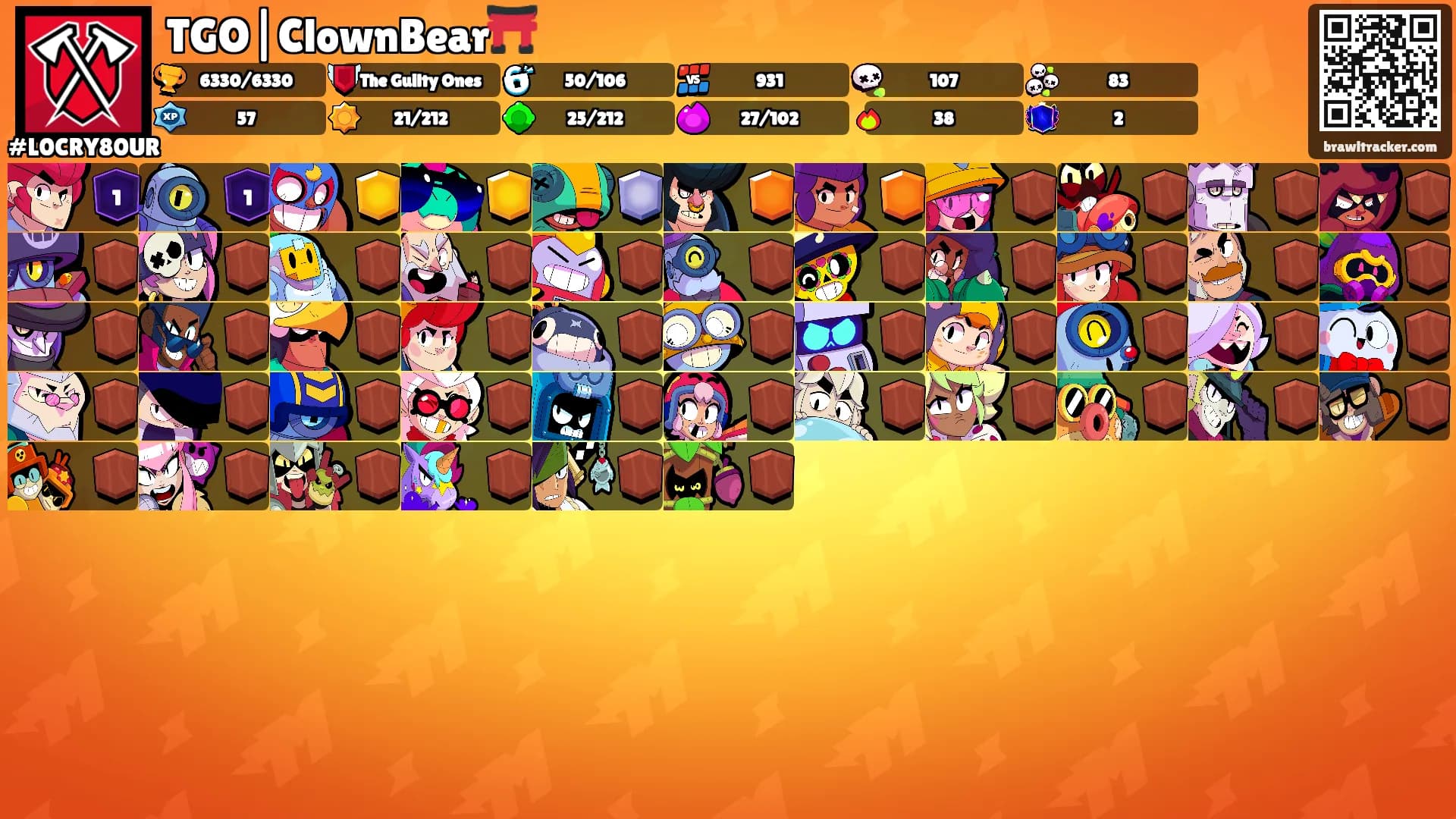 TGO|ClownBear⛩️'s Ranks