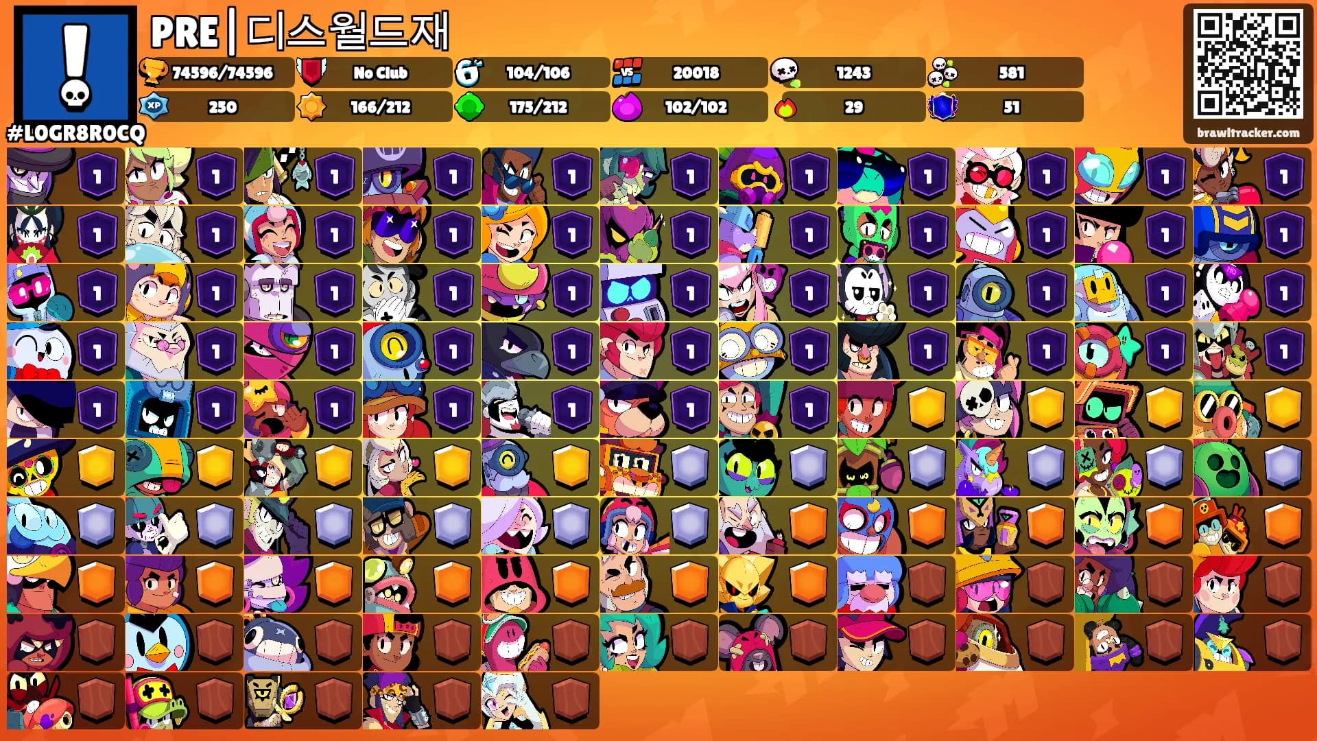 PRE|디스월드재's Ranks