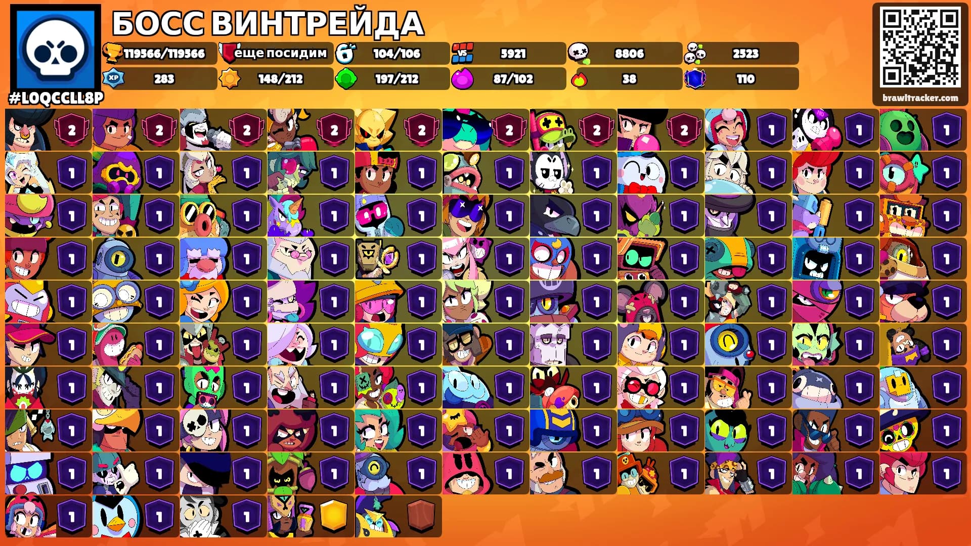 БОСС ВИНТРЕЙДА's Ranks