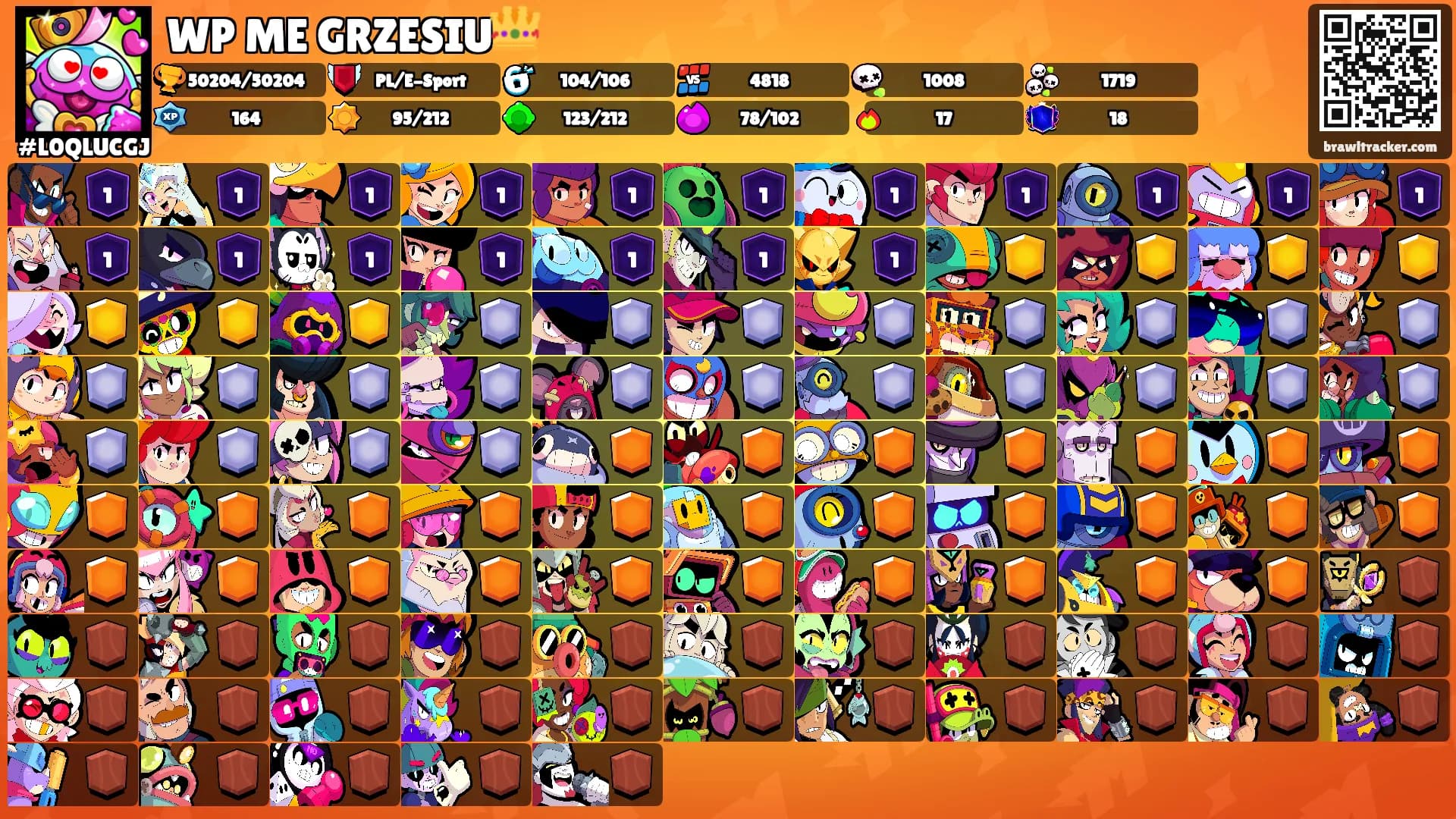 WP ME GRZESIU👑's Ranks