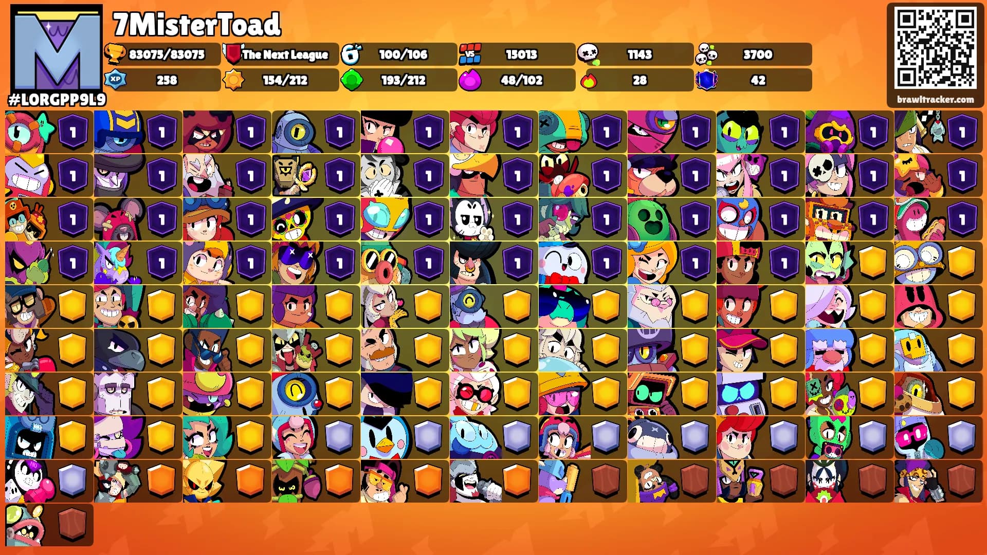 7MisterToad's Ranks