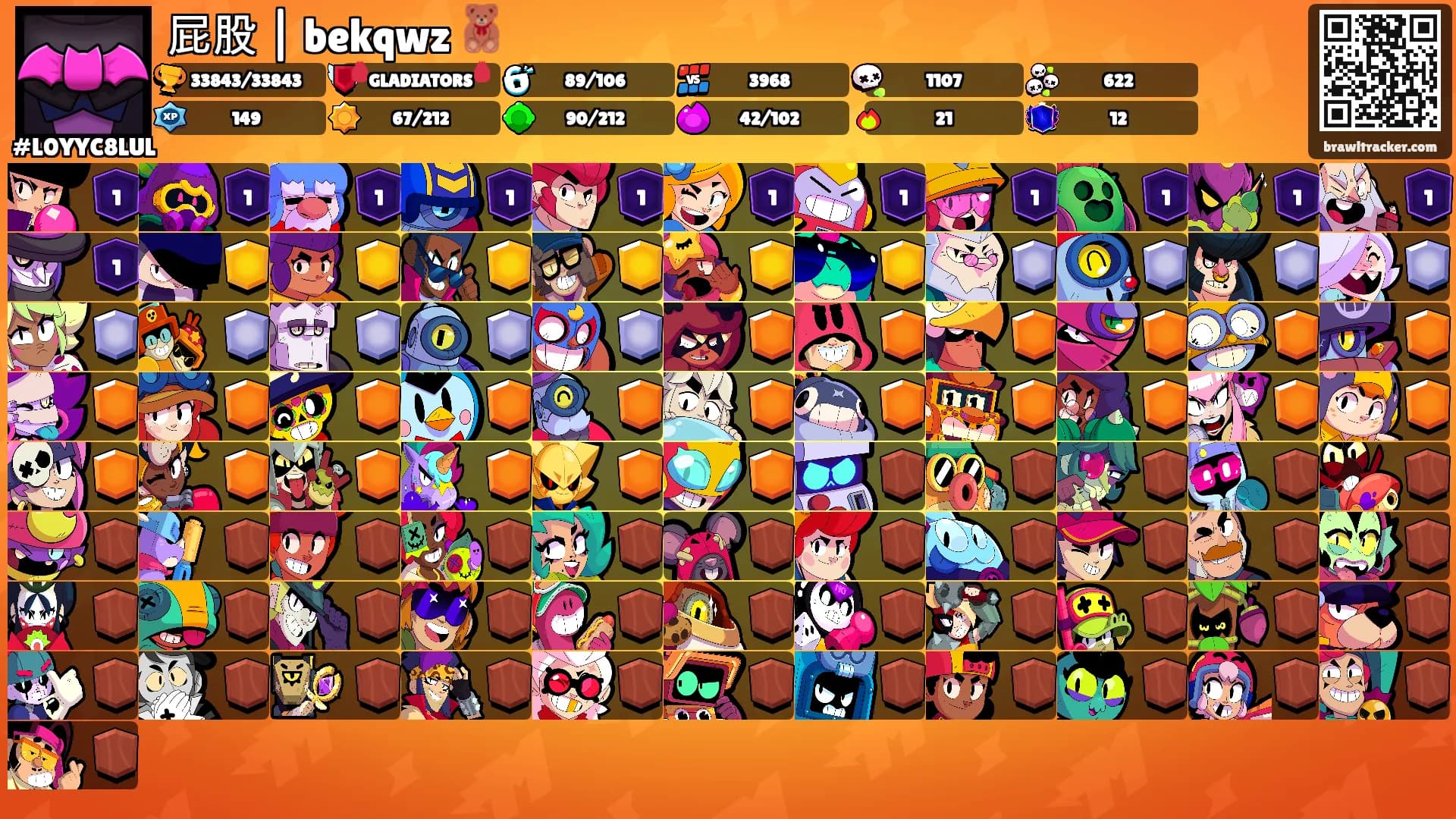 屁股 | bekqwz 🧸's Ranks