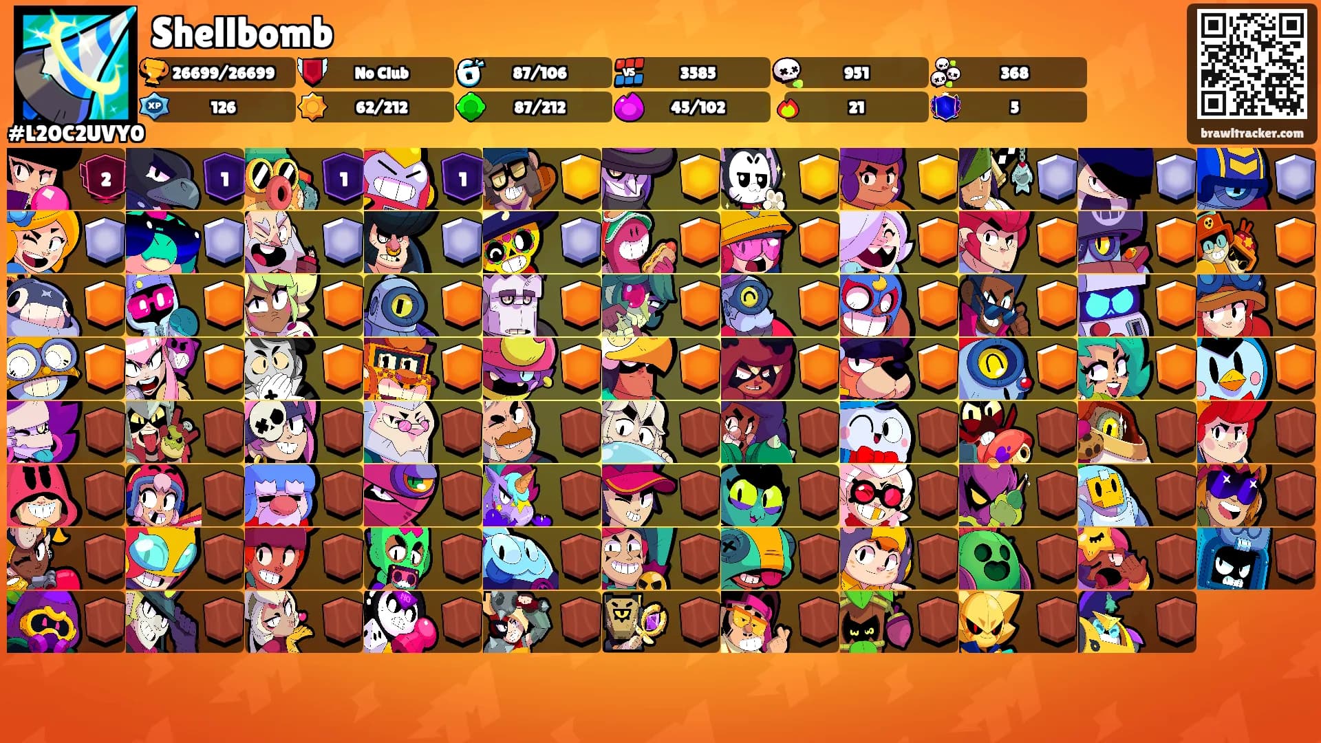 Shellbomb's Ranks