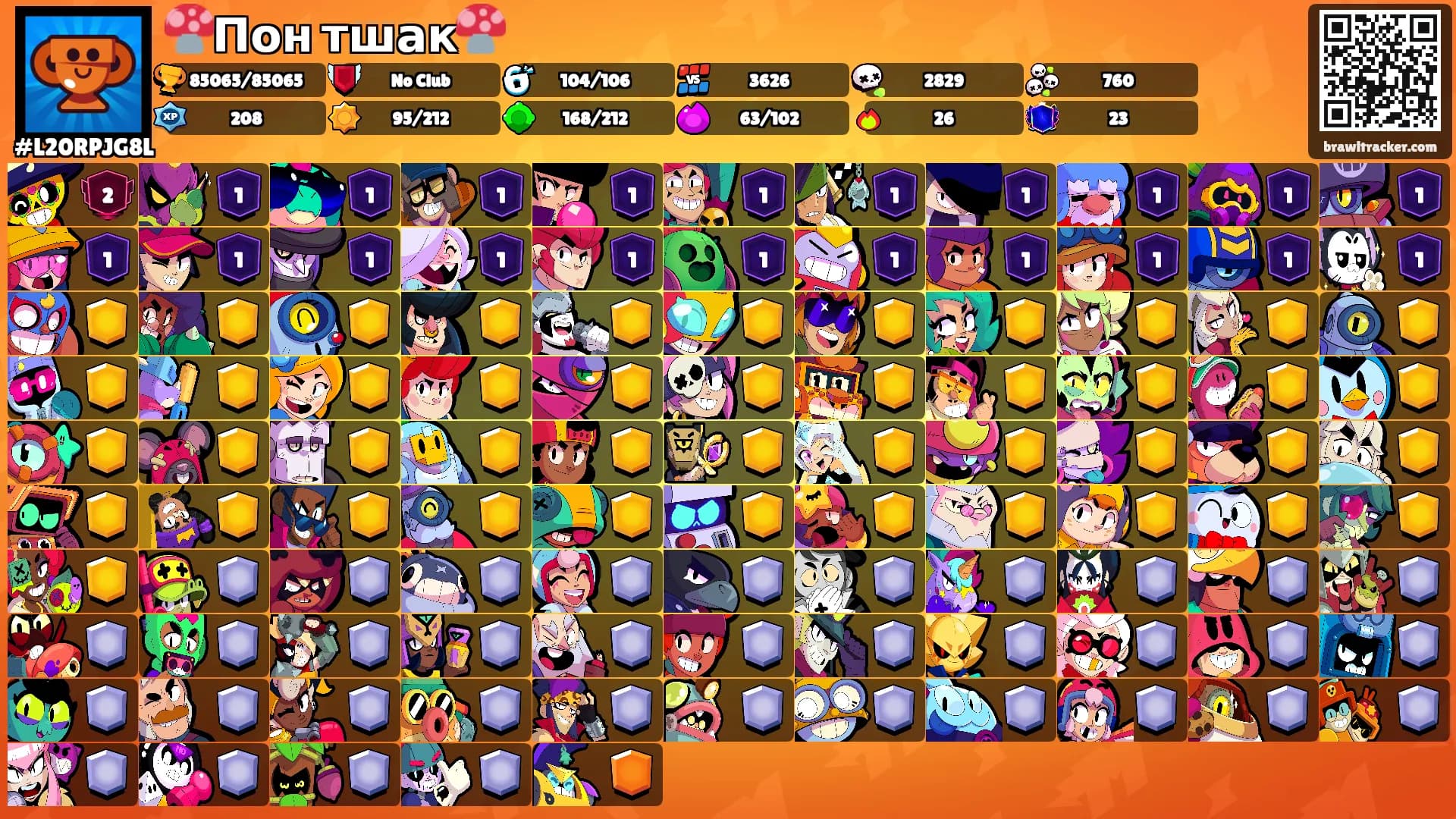 🍄Пон тшак🍄's Ranks