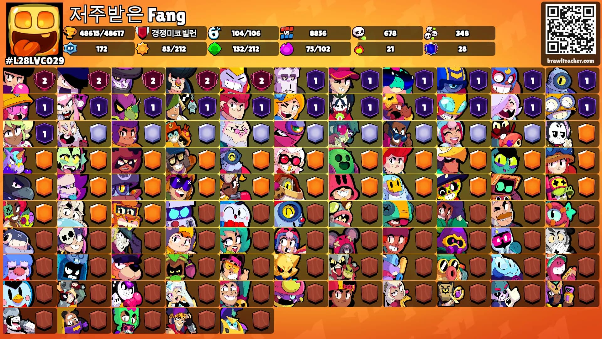 저주받은 Fang's Ranks