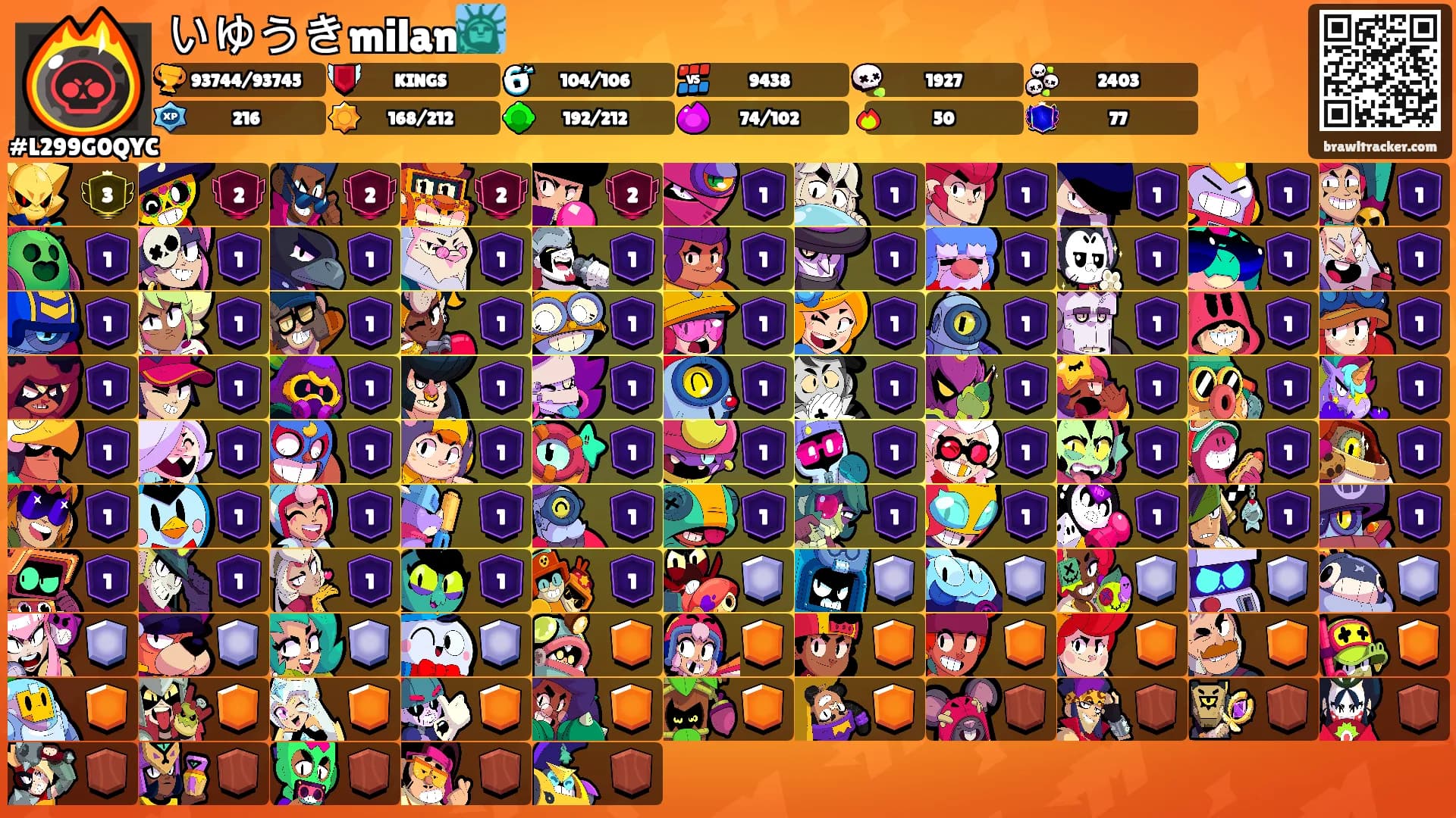 いゆうきmilan🗽's Ranks