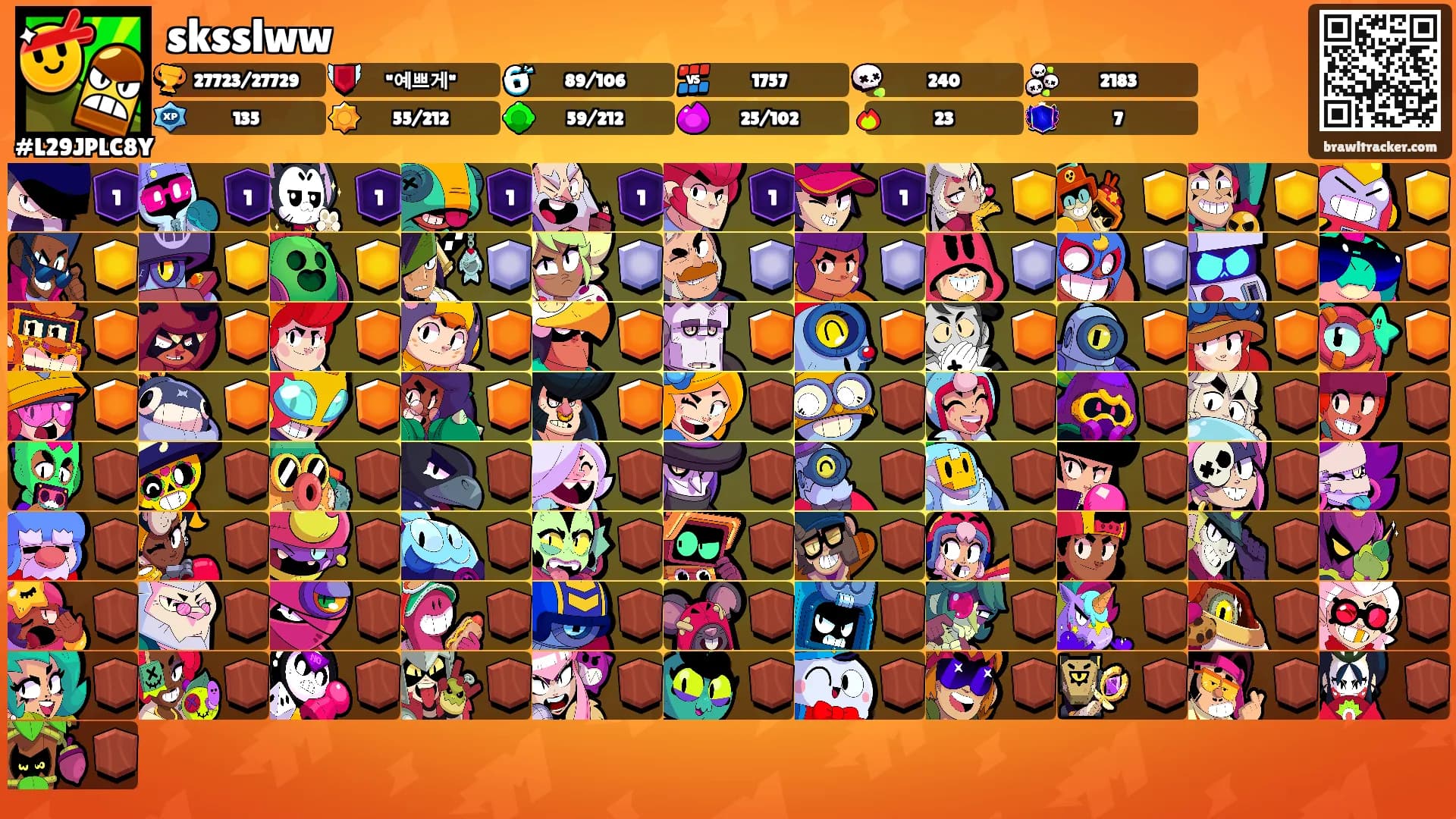 sksslww's Ranks
