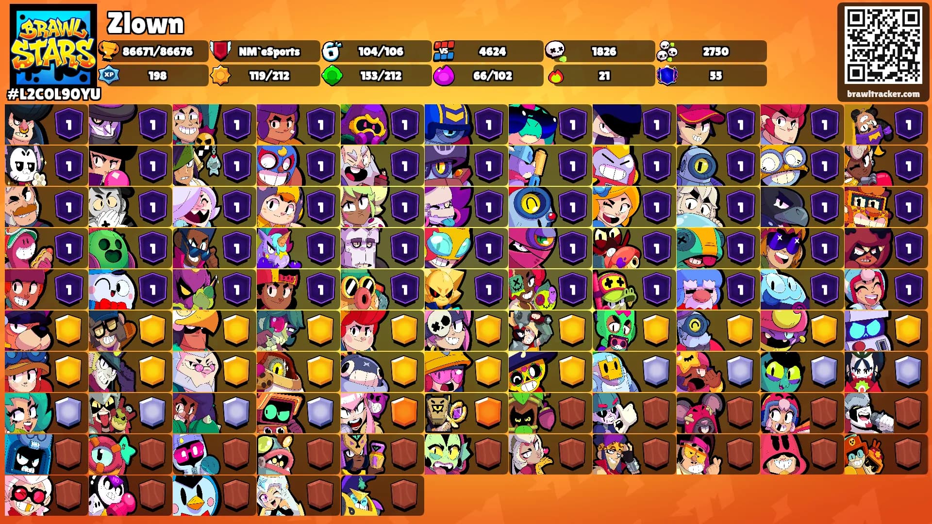 Zlown's Ranks