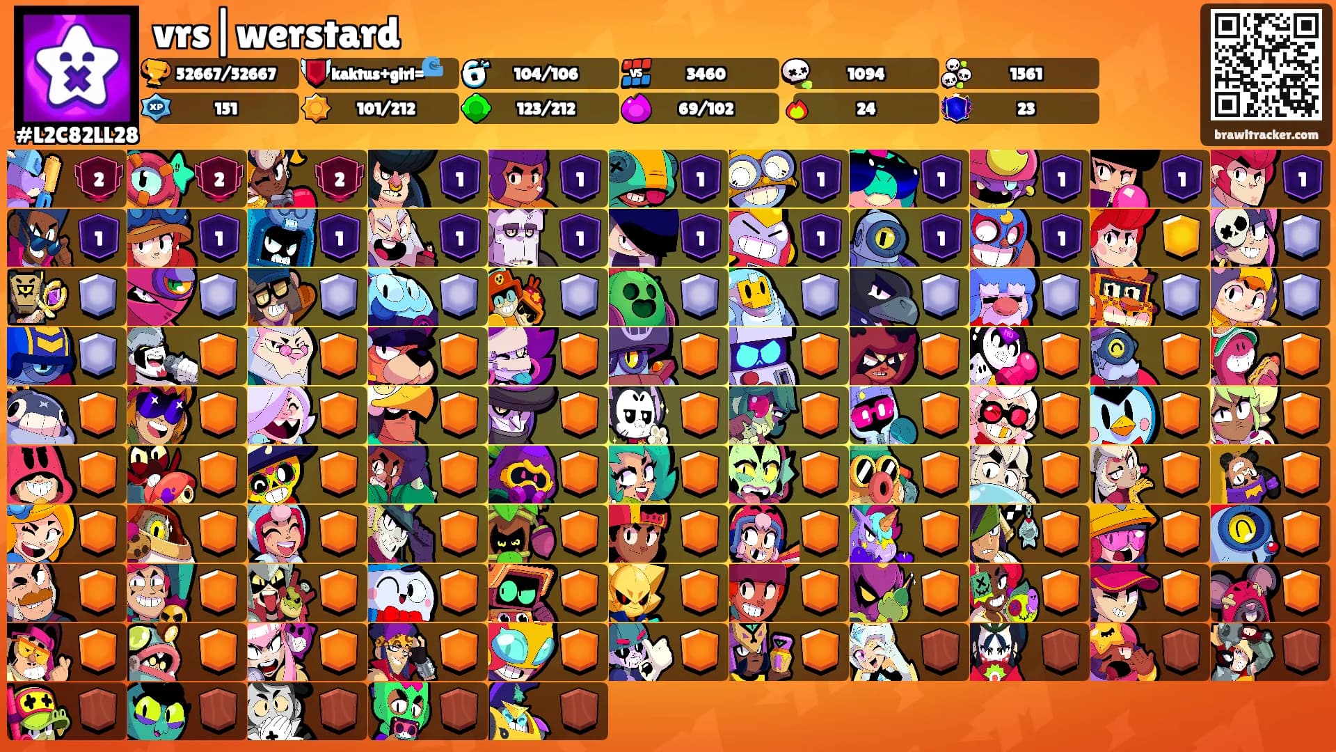 vrs|werstard's Ranks