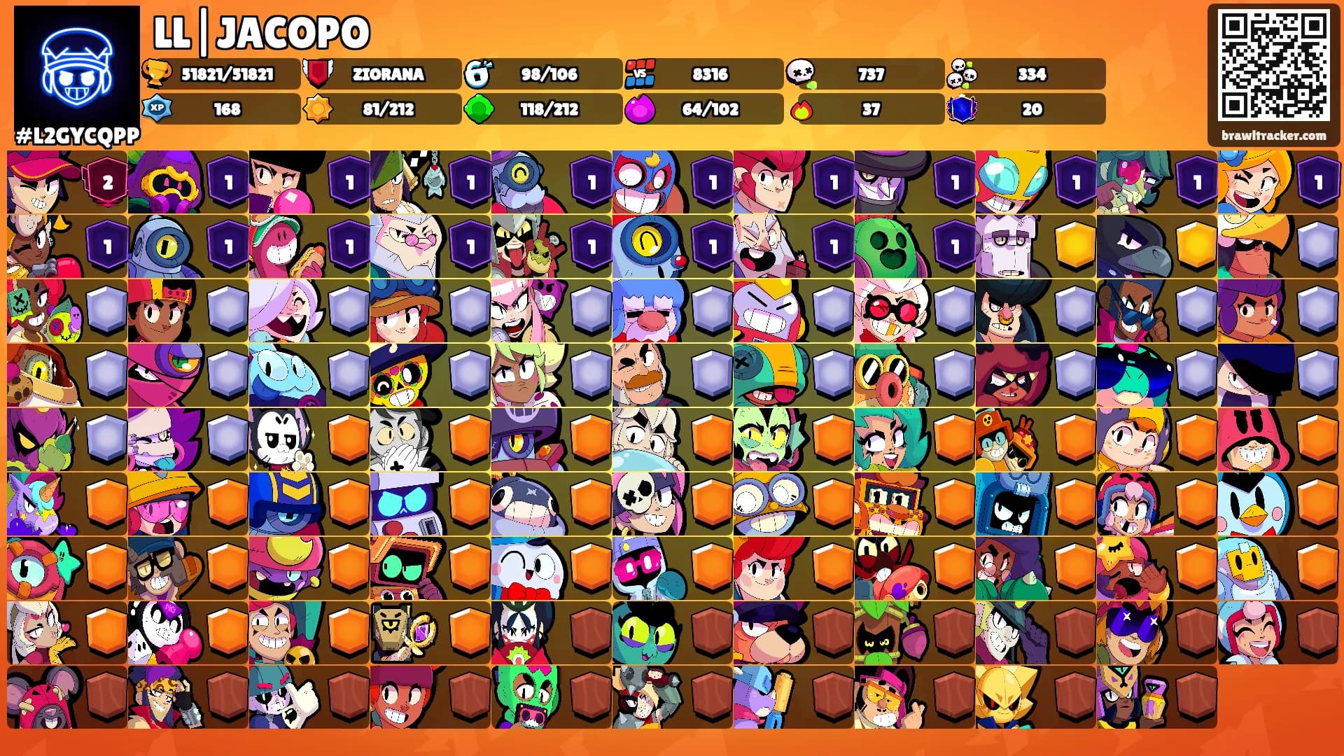 LL|JACOPO's Ranks