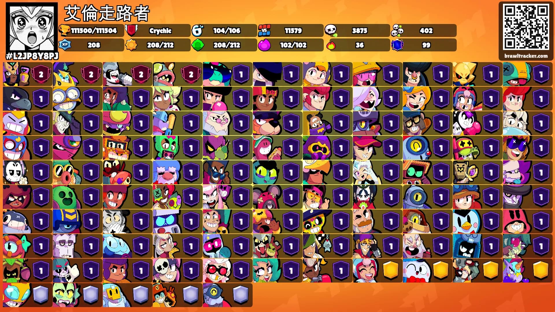 艾倫走路者's Ranks