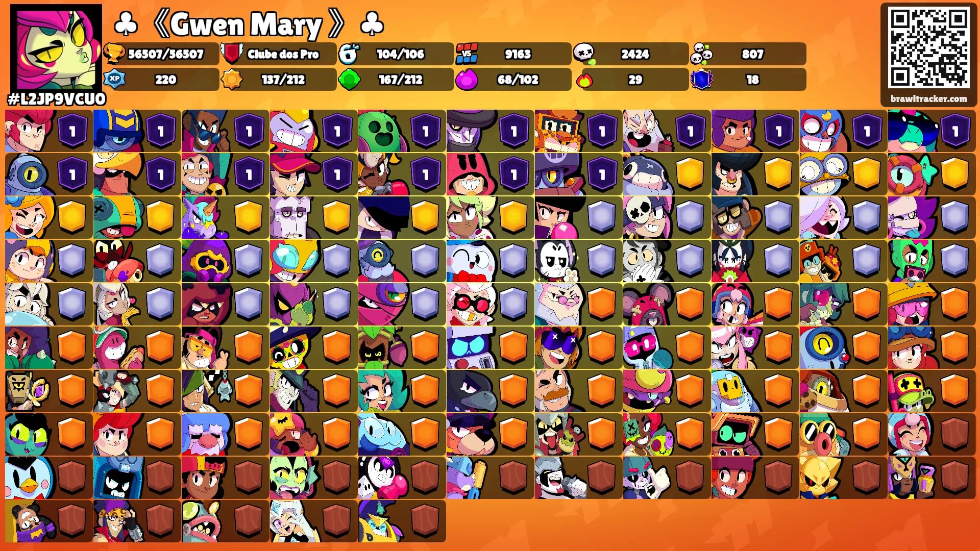 ♣︎《Gwen Mary 》♣'s Ranks