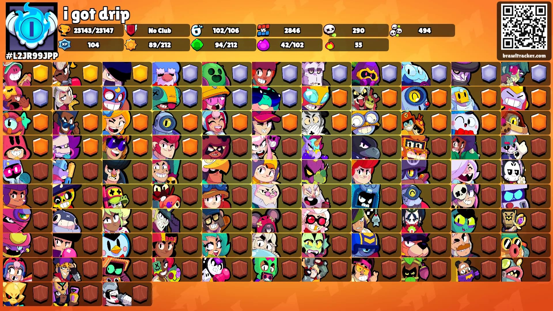 i got drip's Ranks