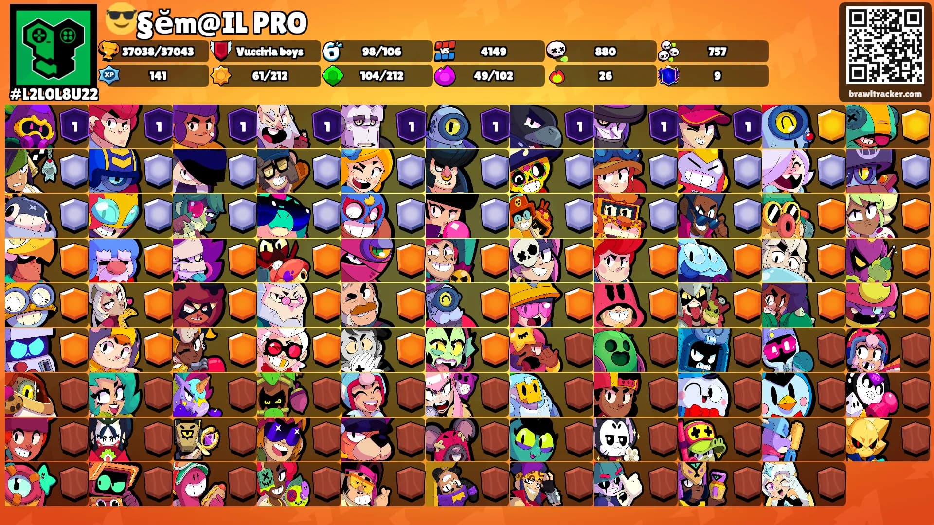 😎§ĕm@IL PRO's Ranks