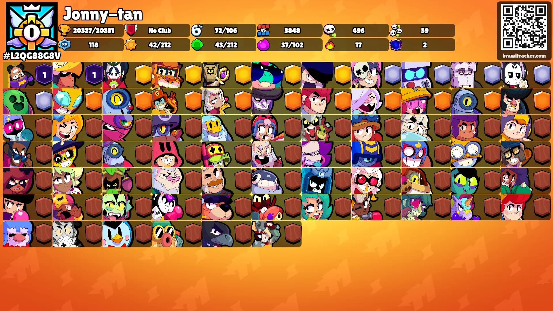 Jonny-tan's Ranks