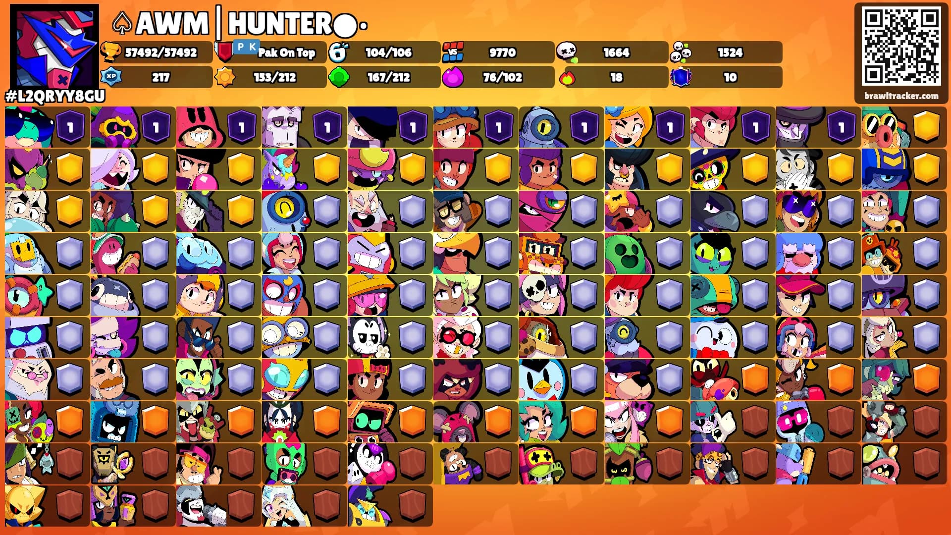 ♤AWM|HUNTER●•'s Ranks