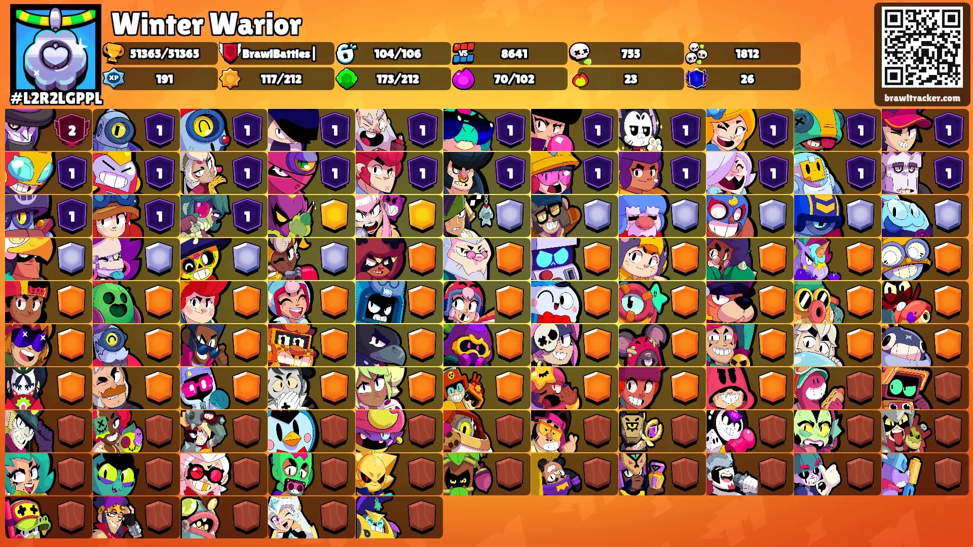 Winter Warior's Ranks