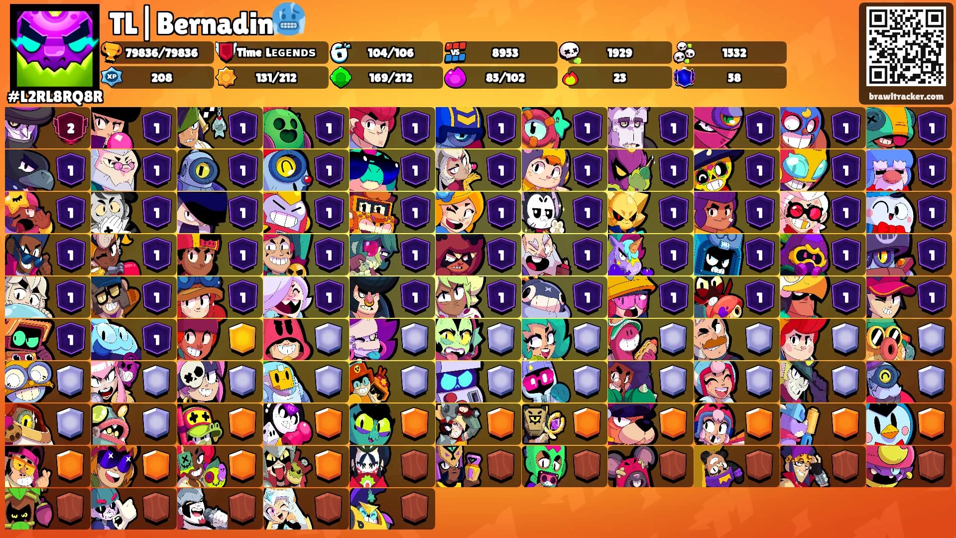 TL|Bernadin🥶's Ranks