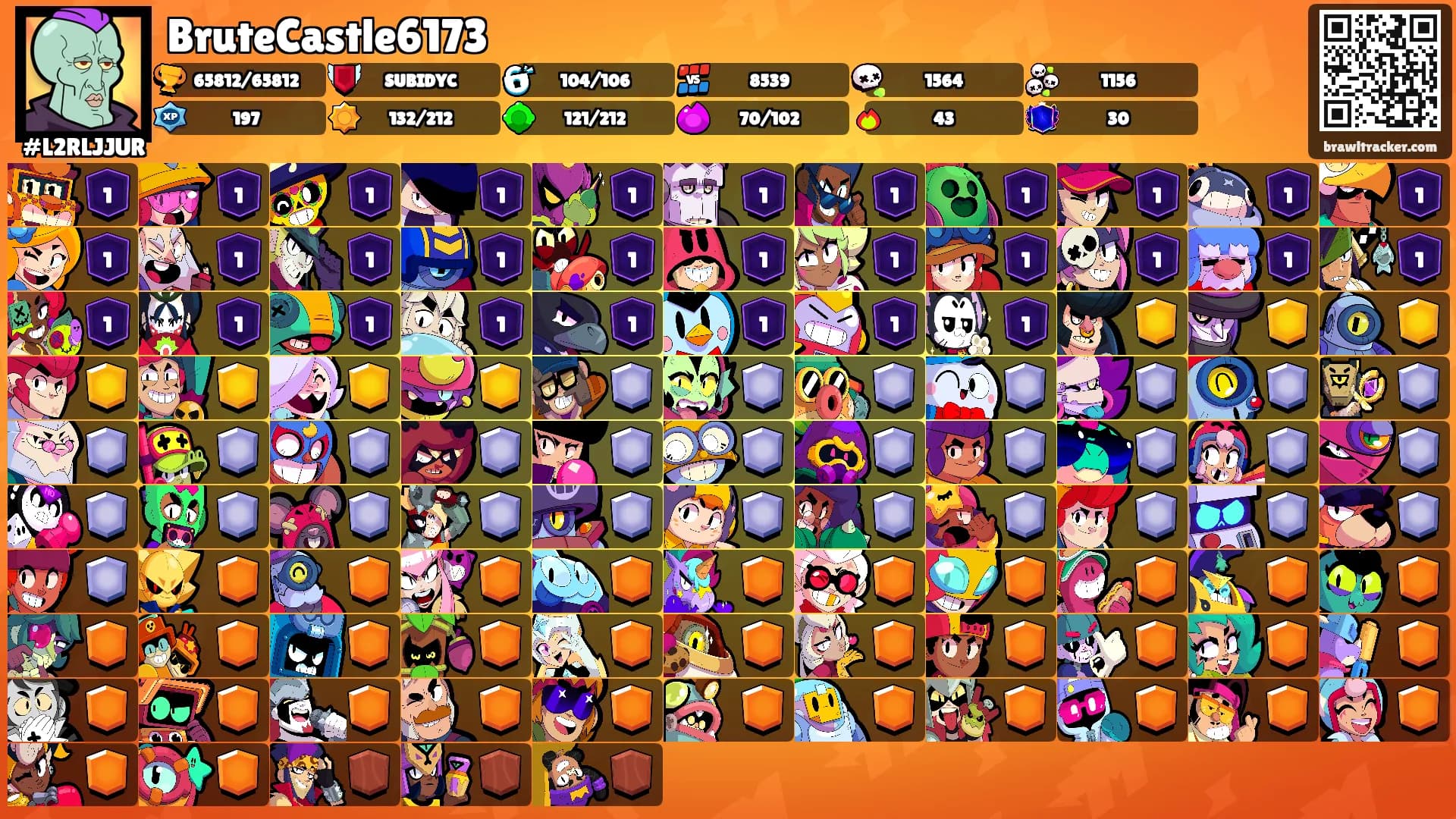 BruteCastle6173's Ranks