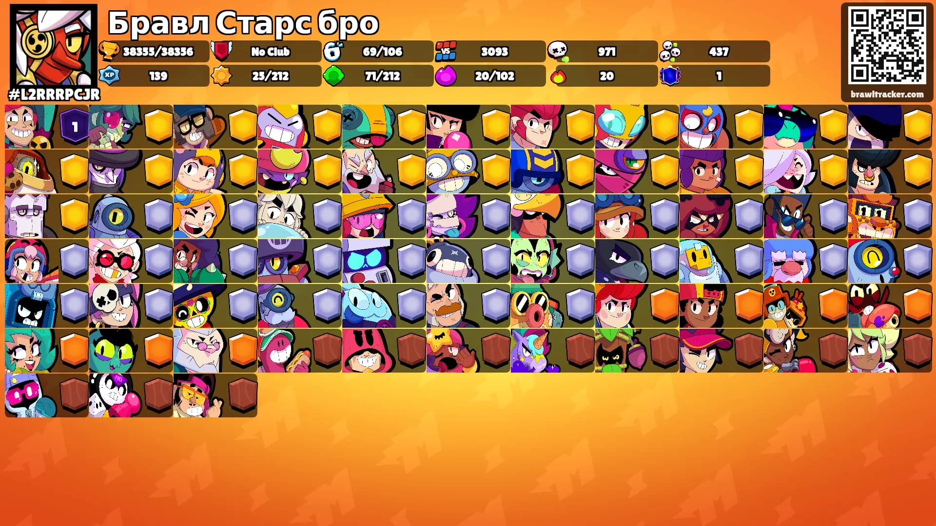 Бравл Старс бро's Ranks